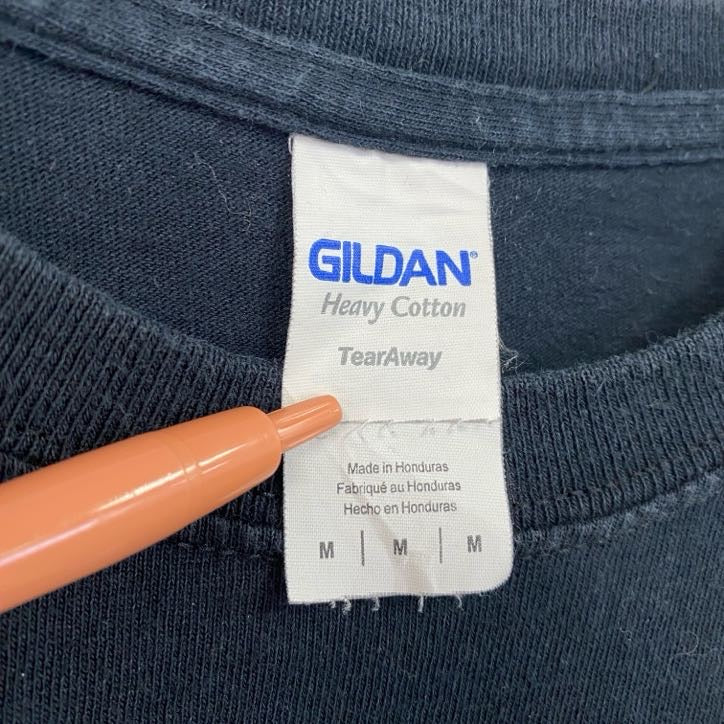 古着 used GILDAN ドラゴンボールZ スーパーサイヤ人 半袖アニメプリントTシャツ キャラクターデザイン 黒 Mサイズ