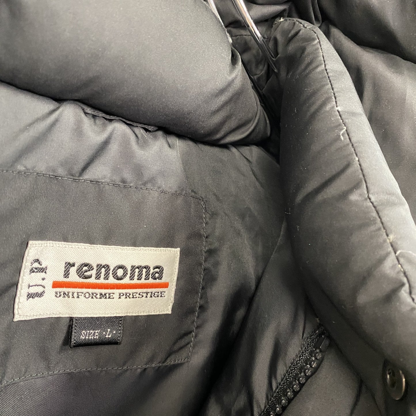 renoma レノマ U.P renoma ダウンジャケット 黒 ブラック Lサイズ