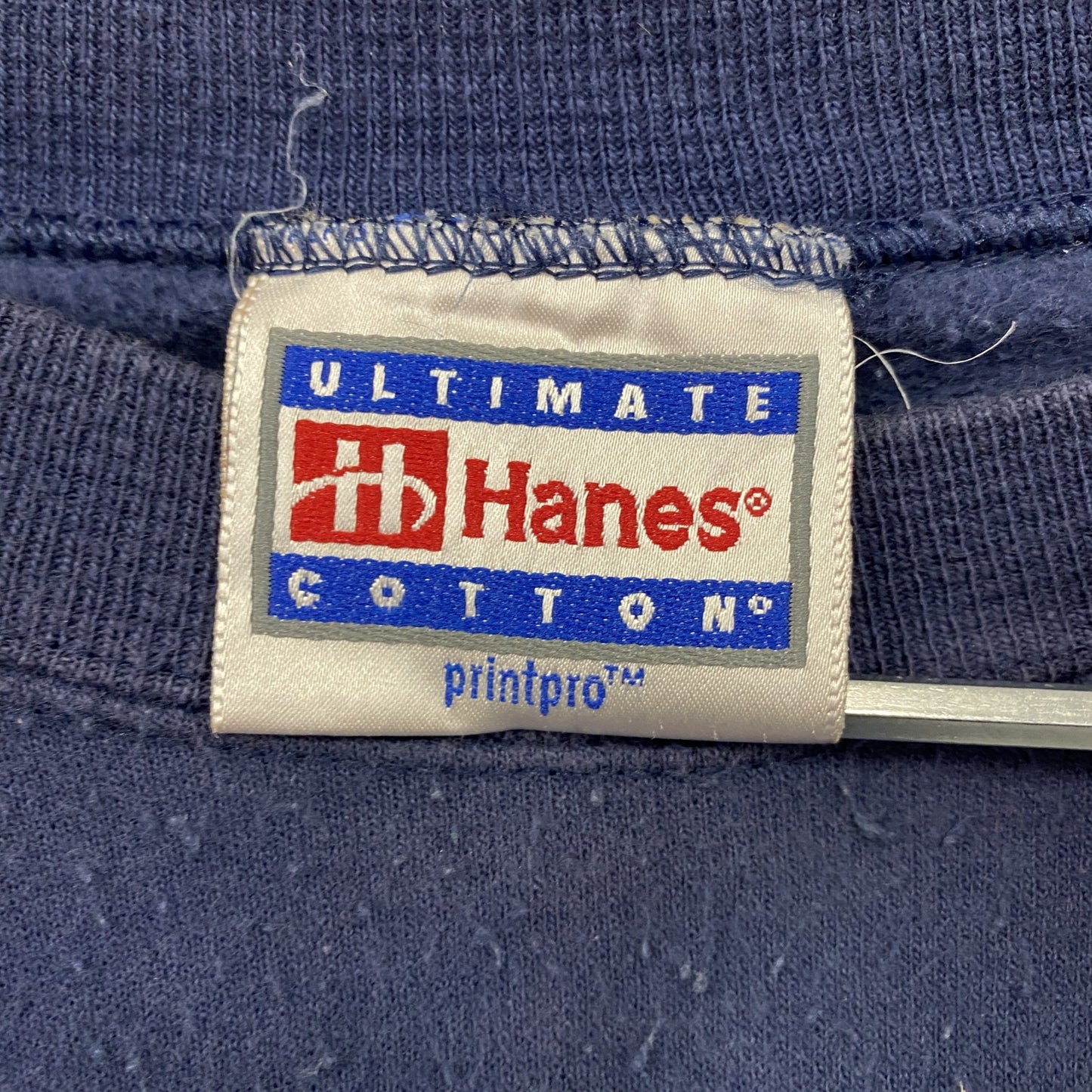 90s~ Hanes ヘインズ スウェット/トレーナー 星条旗 ヴィンテージ 紺 ネイビー Lサイズ