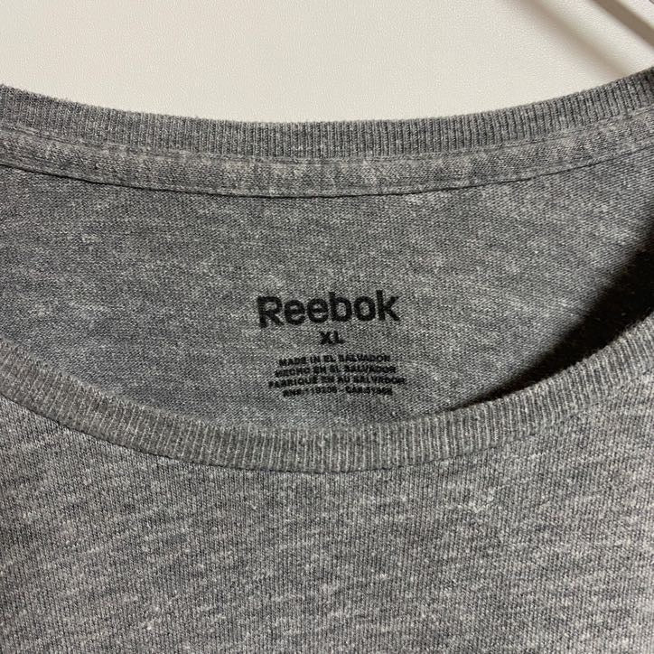 古着 used Reebok リーボック 半袖プリントTシャツ NFL フットボール グレー ビックシルエット XLサイズ