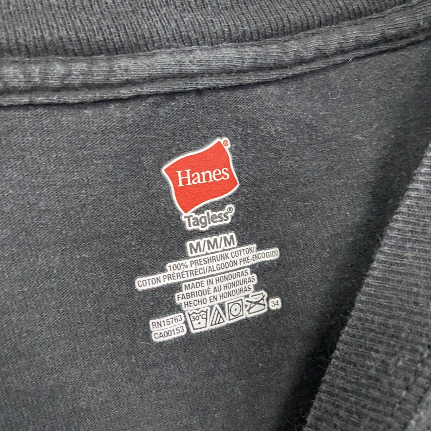 Hanes ヘインズ 半袖プリントバンドTシャツ Medina Mud Band 黒 ブラック Mサイズ