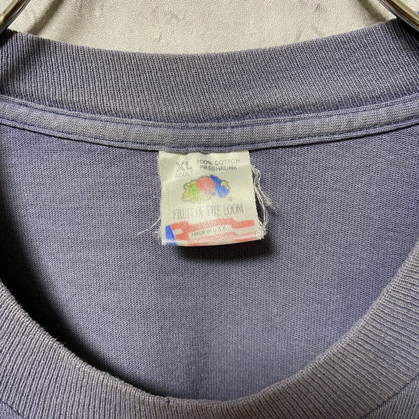 古着 used 90s 90年代 ヴィンテージ フルーツオブザルーム 半袖プリントTシャツ シングルステッチ オーバーサイズ