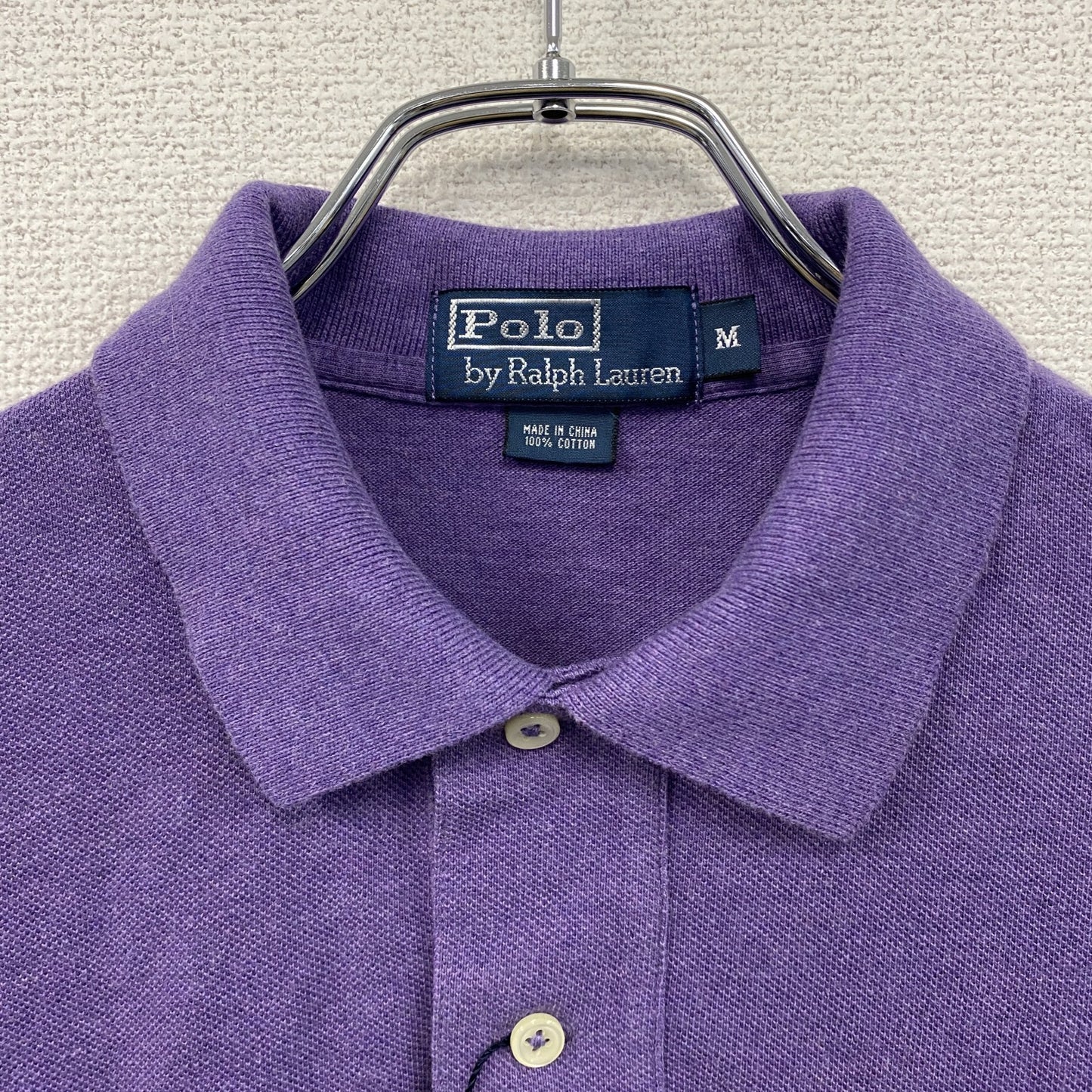 Polo by Ralph Lauren ポロバイラルフローレン 半袖ポロシャツ 紫 パープル Mサイズ