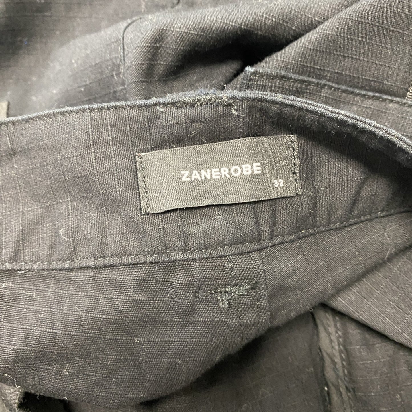 ZANEROBE ゼインローブ カーゴパンツ ジップポケット 黒 ブラック 32サイズ