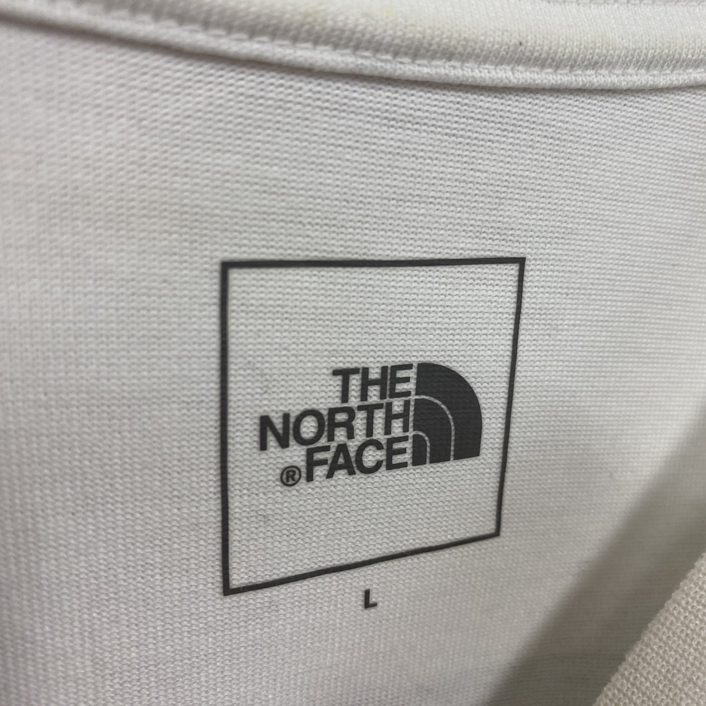 THE NORTH FACE ザノースフェイス 半袖プリントTシャツ 両面プリント 白 ホワイト Lサイズ