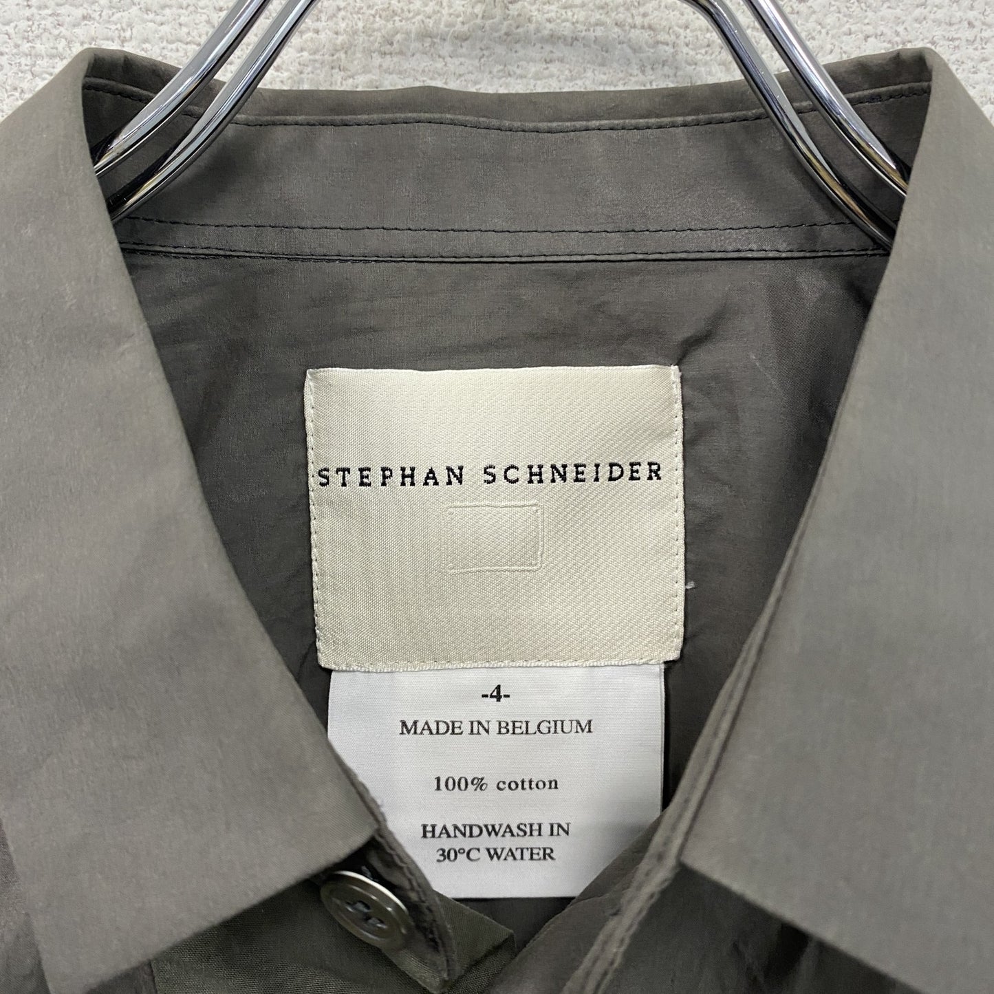 STEPHAN SCHNEIDER ステファンシュナイダー 長袖シャツ カーキ 4サイズ