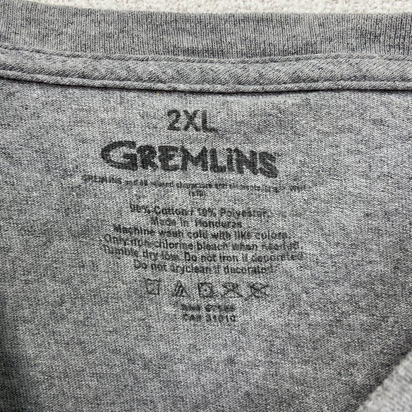 GREMLINS グレムリン ギズモ 半袖Tシャツ ムービーT キャラクターT 灰色 グレー 2XLサイズ