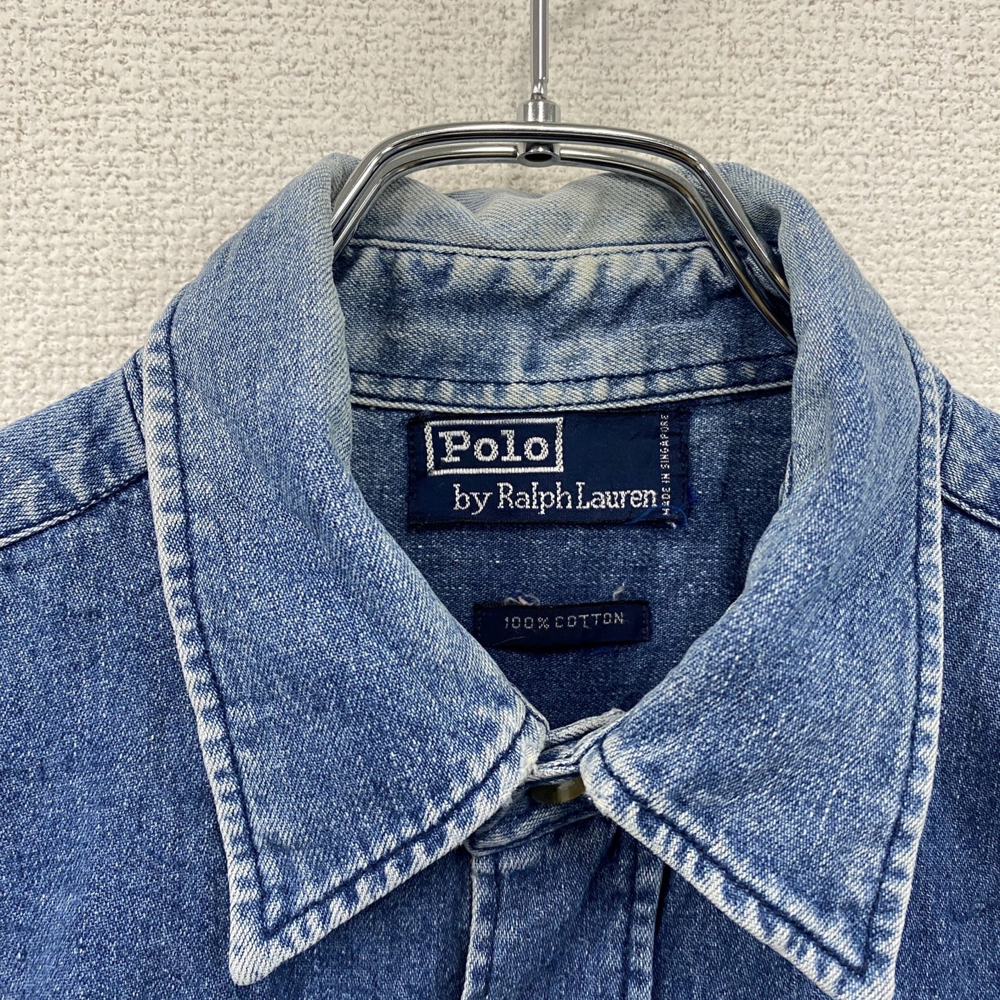 Polo by Ralph Lauren ポロバイラルフローレン 長袖デニムシャツ インディゴ