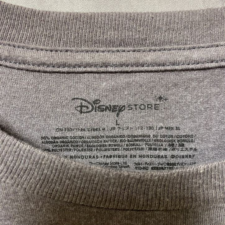 古着 used Disney ディズニー Mickey Mouse ミッキー 半袖オフィシャルプリントTシャツ グレー Lサイズ