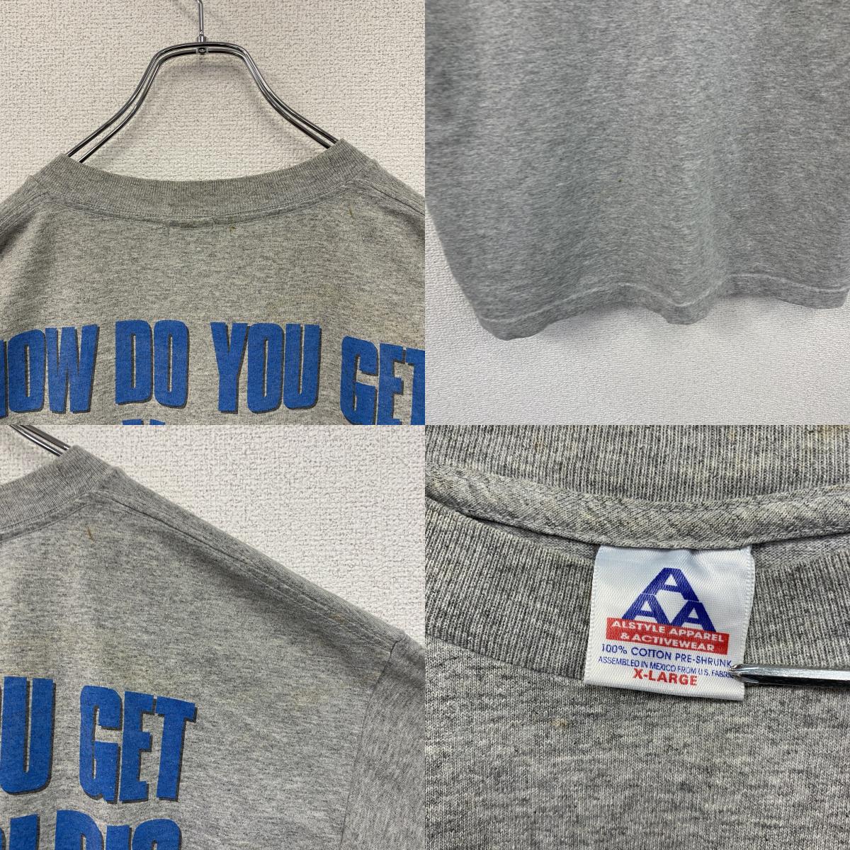 90s THE PEACEMAKER ピースメーカー 半袖プリントTシャツ ムービーT 灰色 グレー XLサイズ