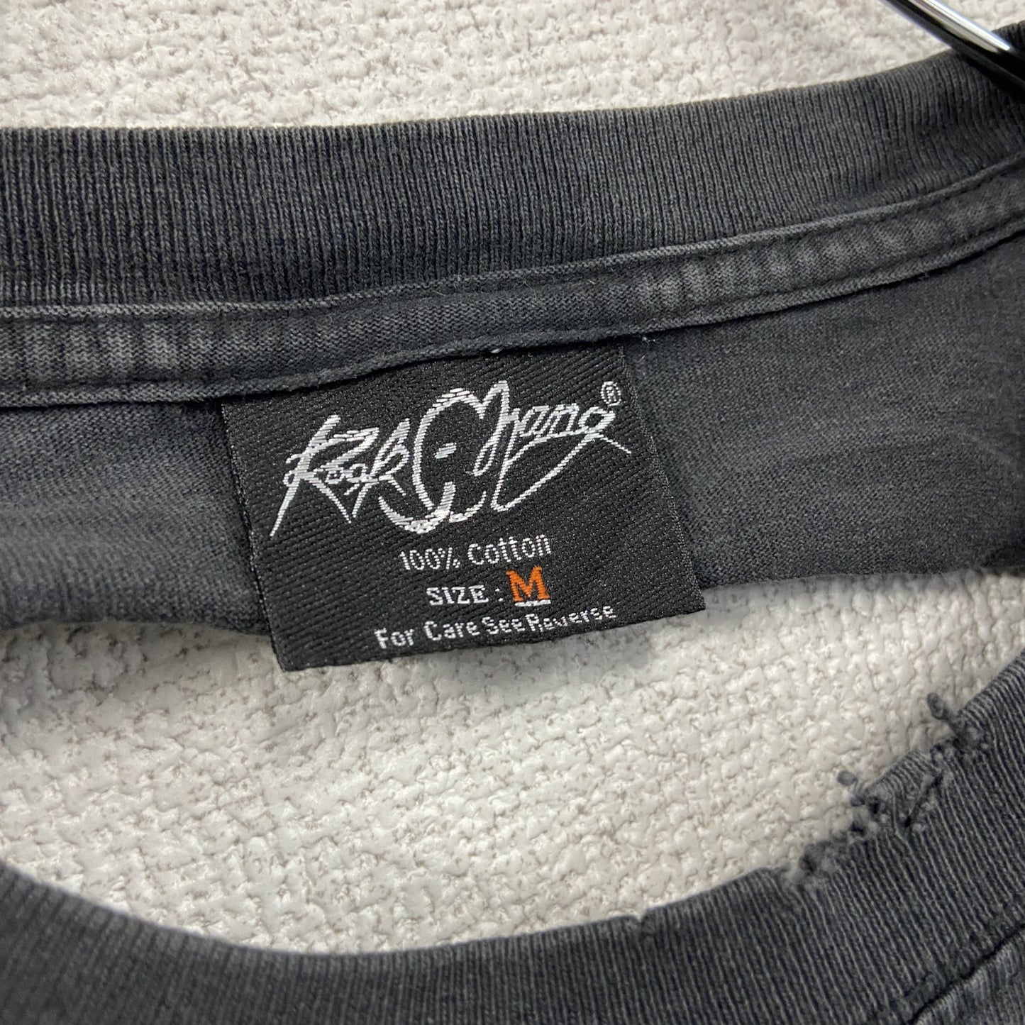 90s~ Rock Change 半袖プリントTシャツ スカルT ヴィンテージ 黒 ブラック Mサイズ