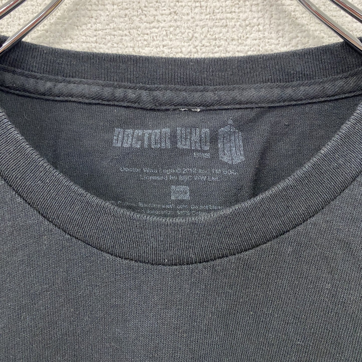 DOCTOR WHO ドクターフー 半袖プリントTシャツ ドラマT 黒 ブラック