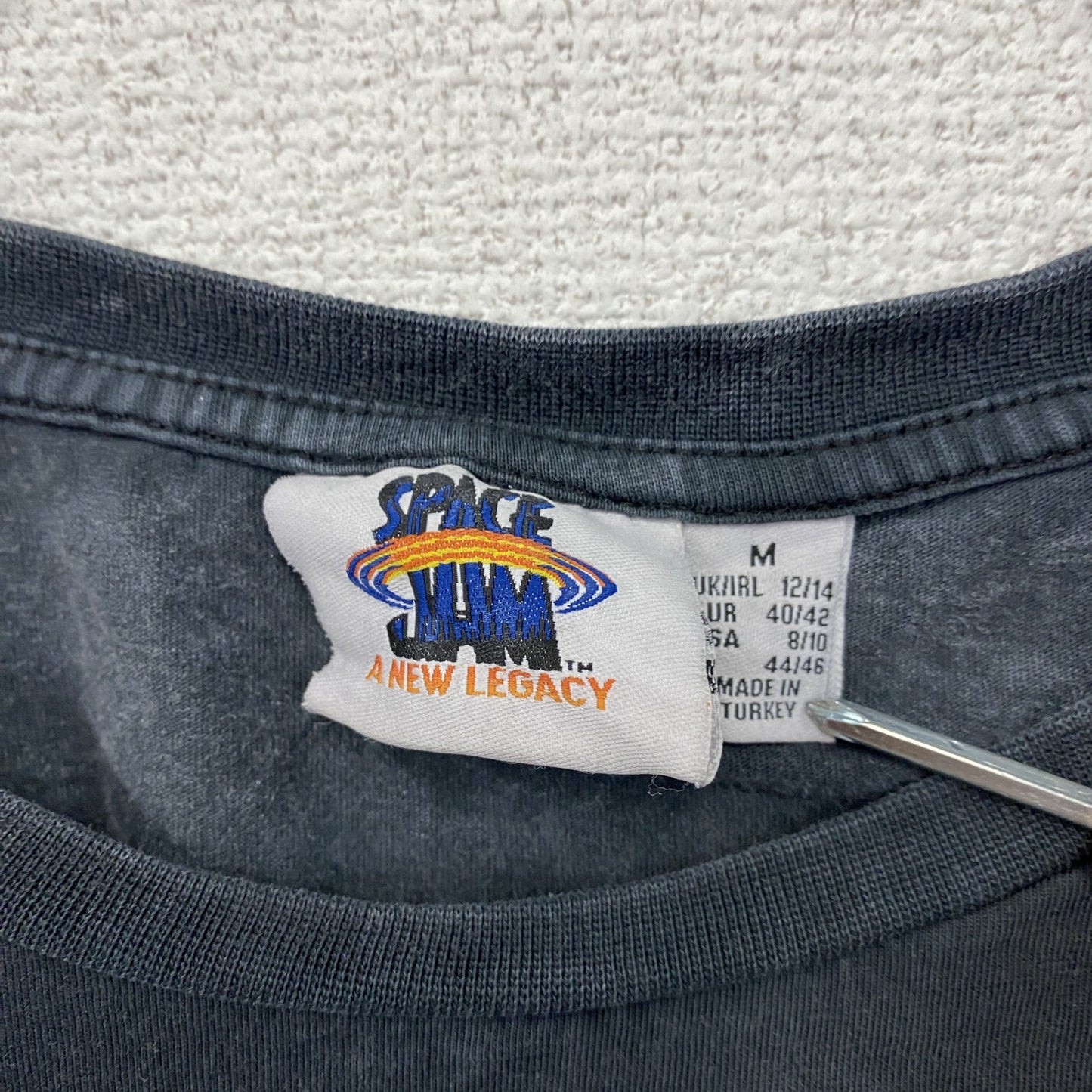 SPACE JAM NBA TUNE SQUAD チューンスクワッド 半袖プリントTシャツ 黒 ブラック Mサイズ