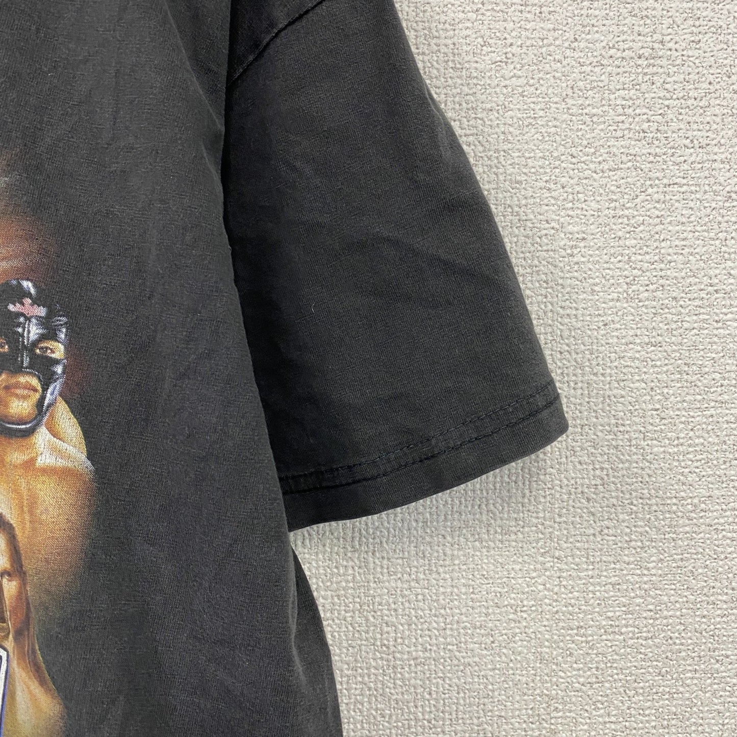 WWE レッスルマニア22 半袖プリントTシャツ プロレス 黒 ブラック