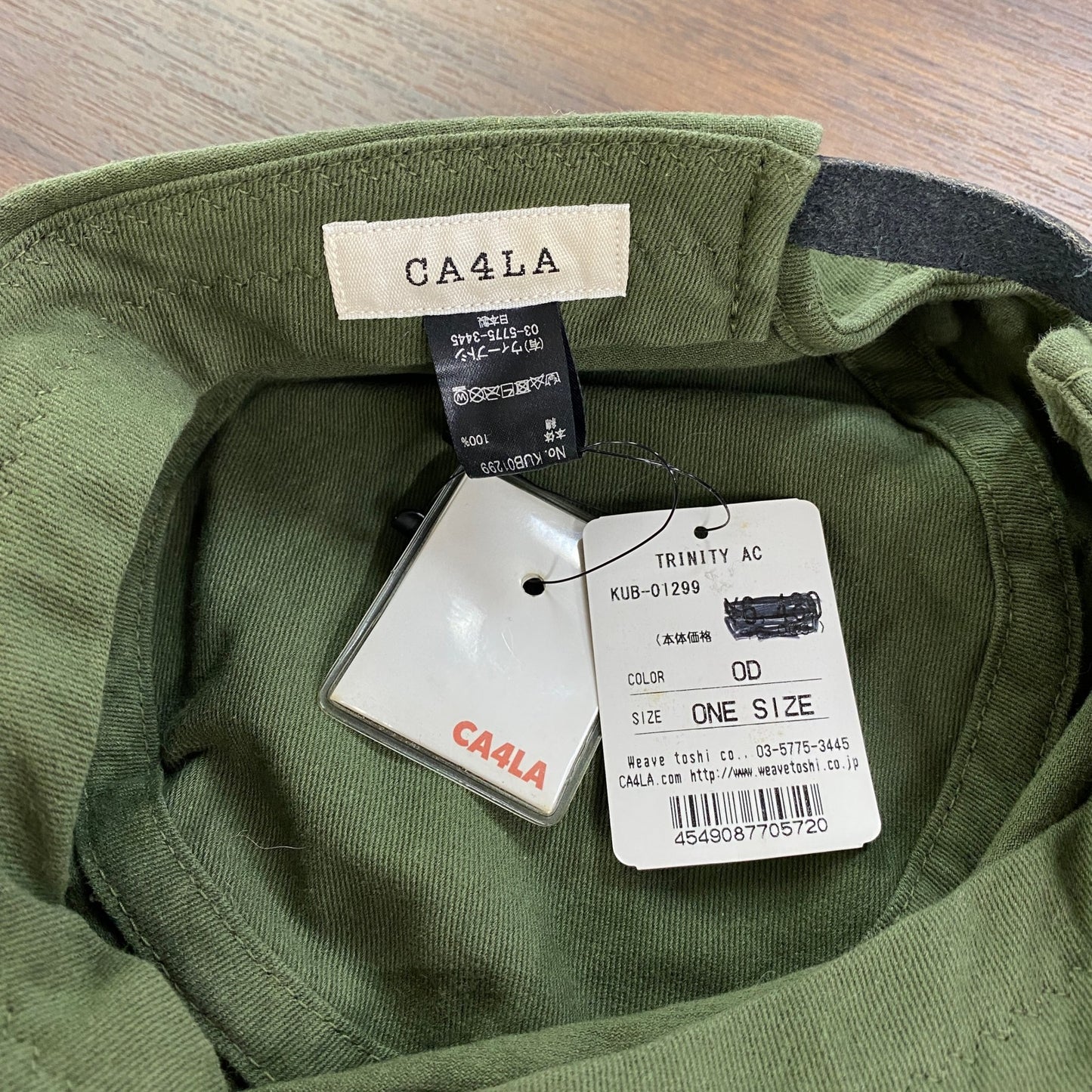 CA4LA カシラ ワークキャップ フィールドキャップ タグ付き 未使用品 カーキ ワンサイズ