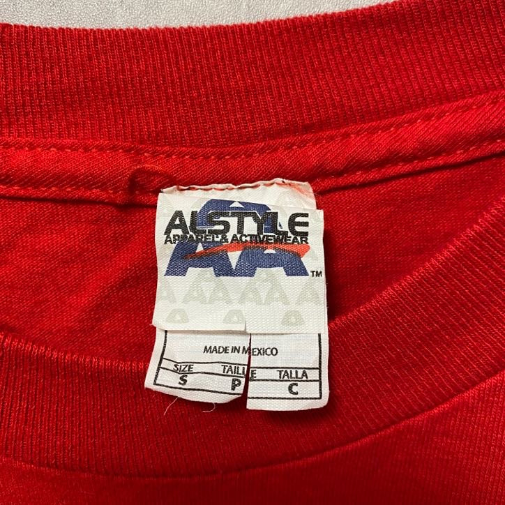 古着 used NFL NFC 優勝記念 49ers 半袖プリントTシャツ 赤 アメフト レトロデザイン クルーネック Sサイズ