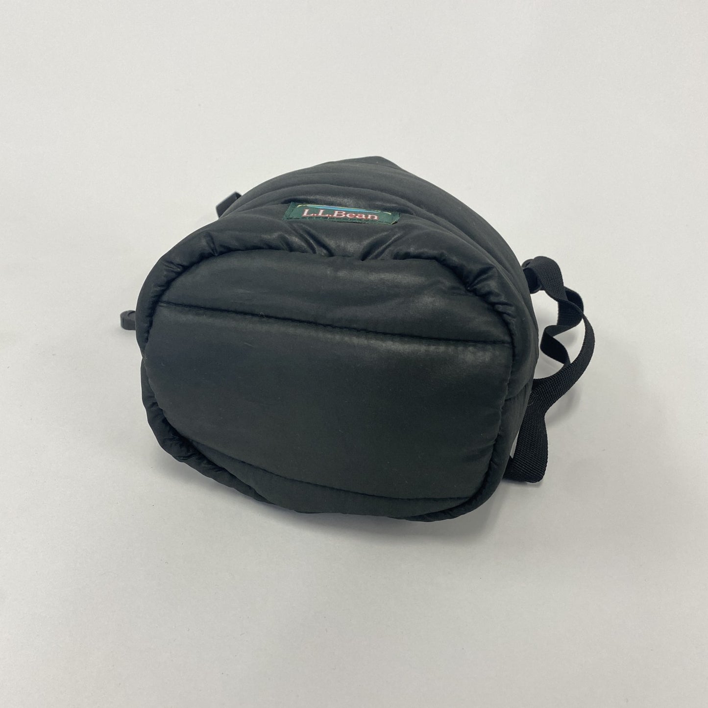 L.L.Bean エルエルビーン キルティング巾着バッグ ショルダーバッグ 黒 ブラック