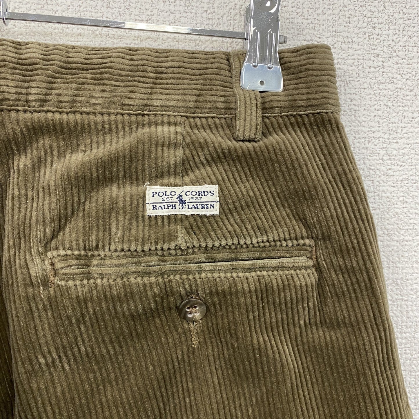 90s POLO CORDS ラルフローレン コーデュロイパンツ ヴィンテージ 茶 ブラウン 29サイズ