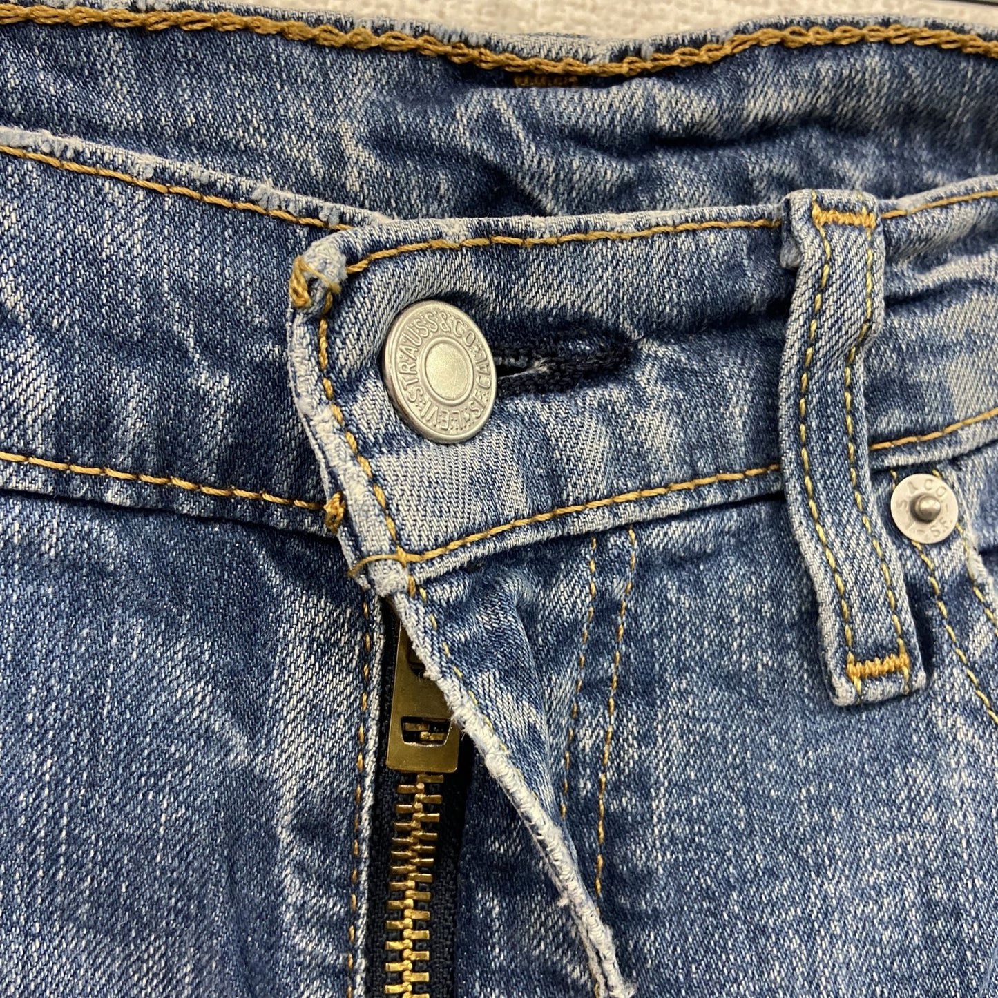 Levi’s リーバイス 559 デニムパンツ/ジーンズ ジップフライ 縦落ち インディゴ W34サイズ
