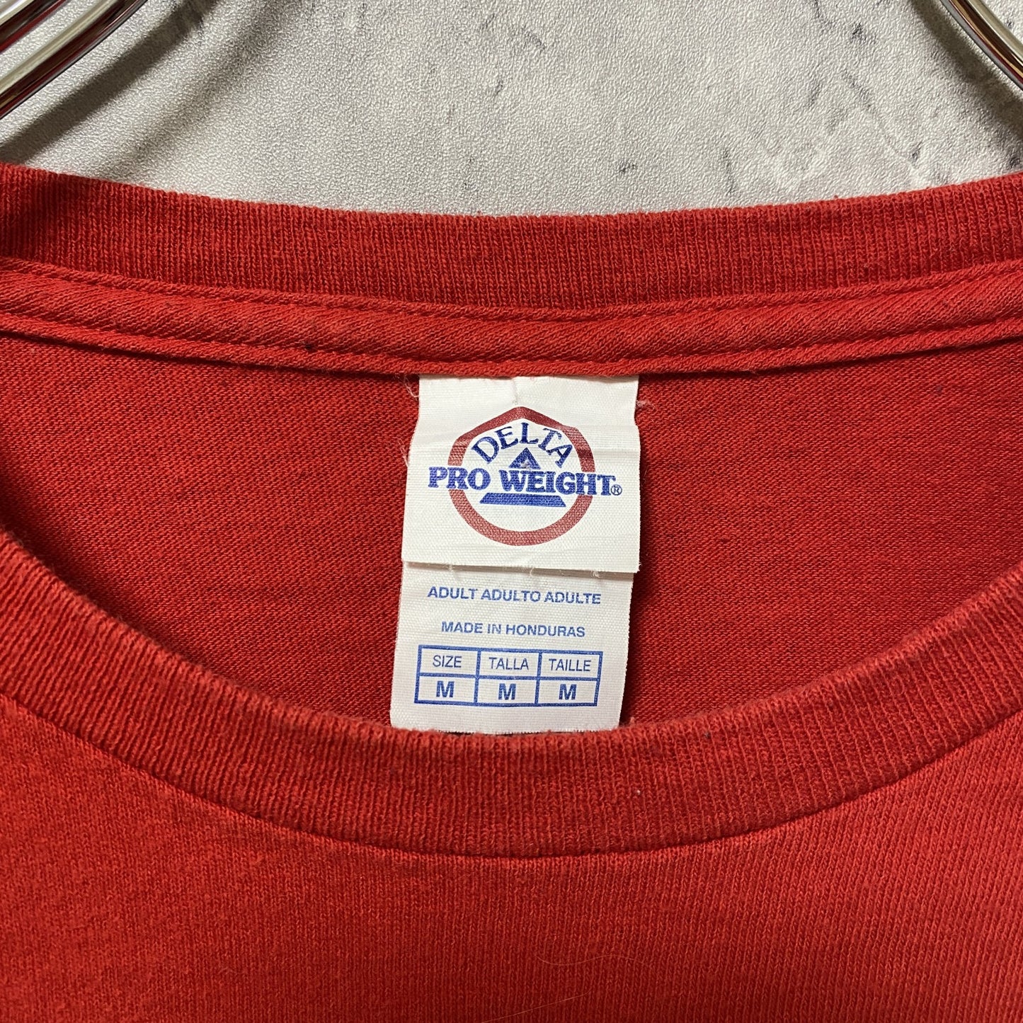 古着 used MLB BOSTON WORLD CHAMPIONS 2018 半袖プリントTシャツ 野球 スポーツ 赤 Mサイズ