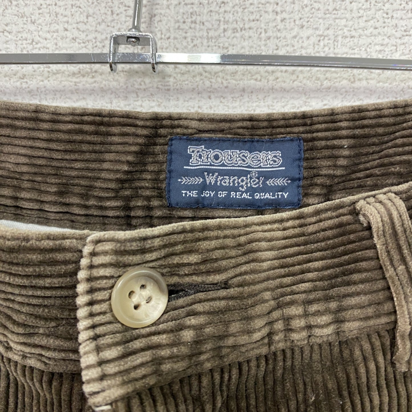 ~90s Wrangler ラングラー コーデュロイパンツ トラウザーパンツ 茶色 ブラウン 35サイズ