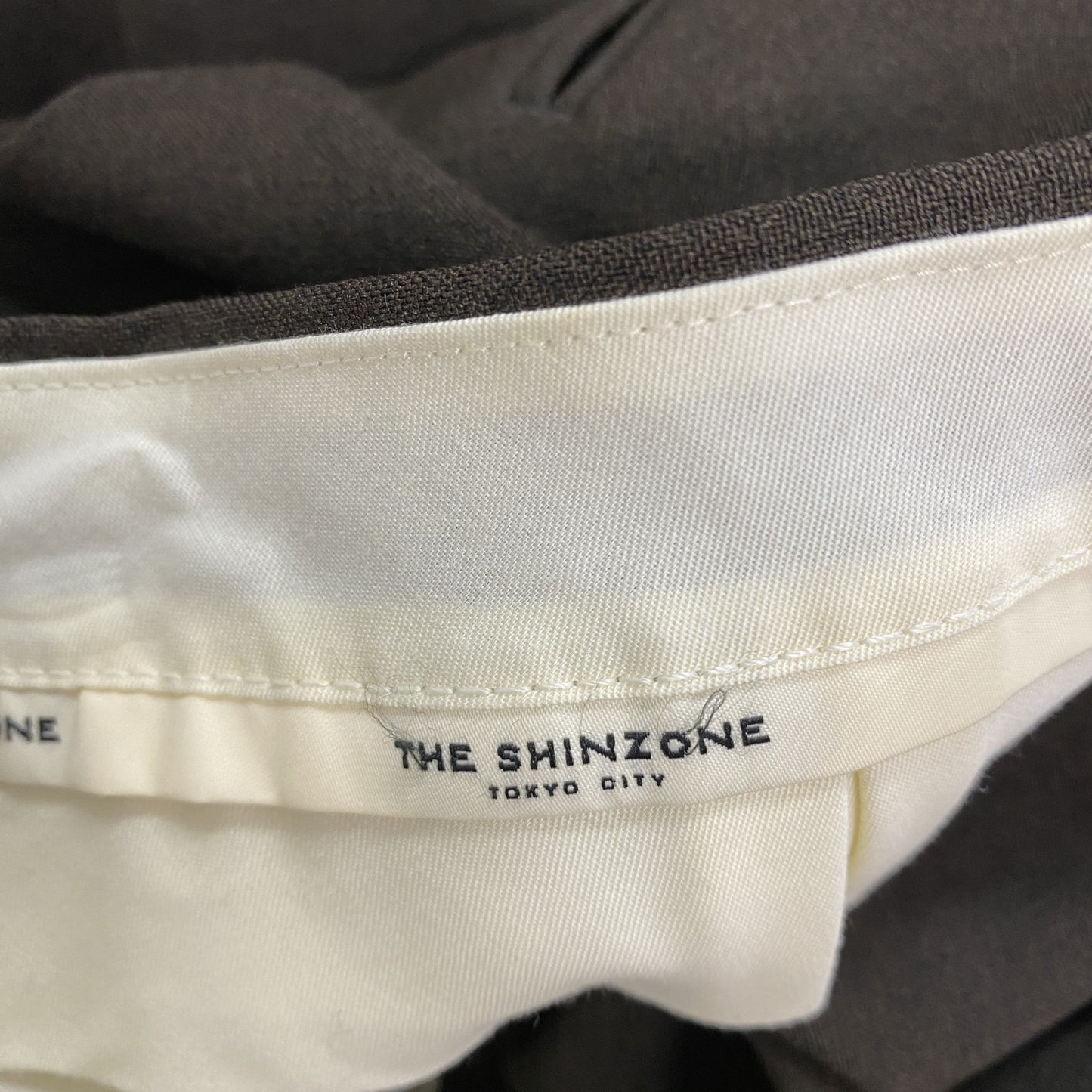 THE SHINZONE シンゾーン クライスラーパンツ スラックス 茶色 ブラウン 32サイズ