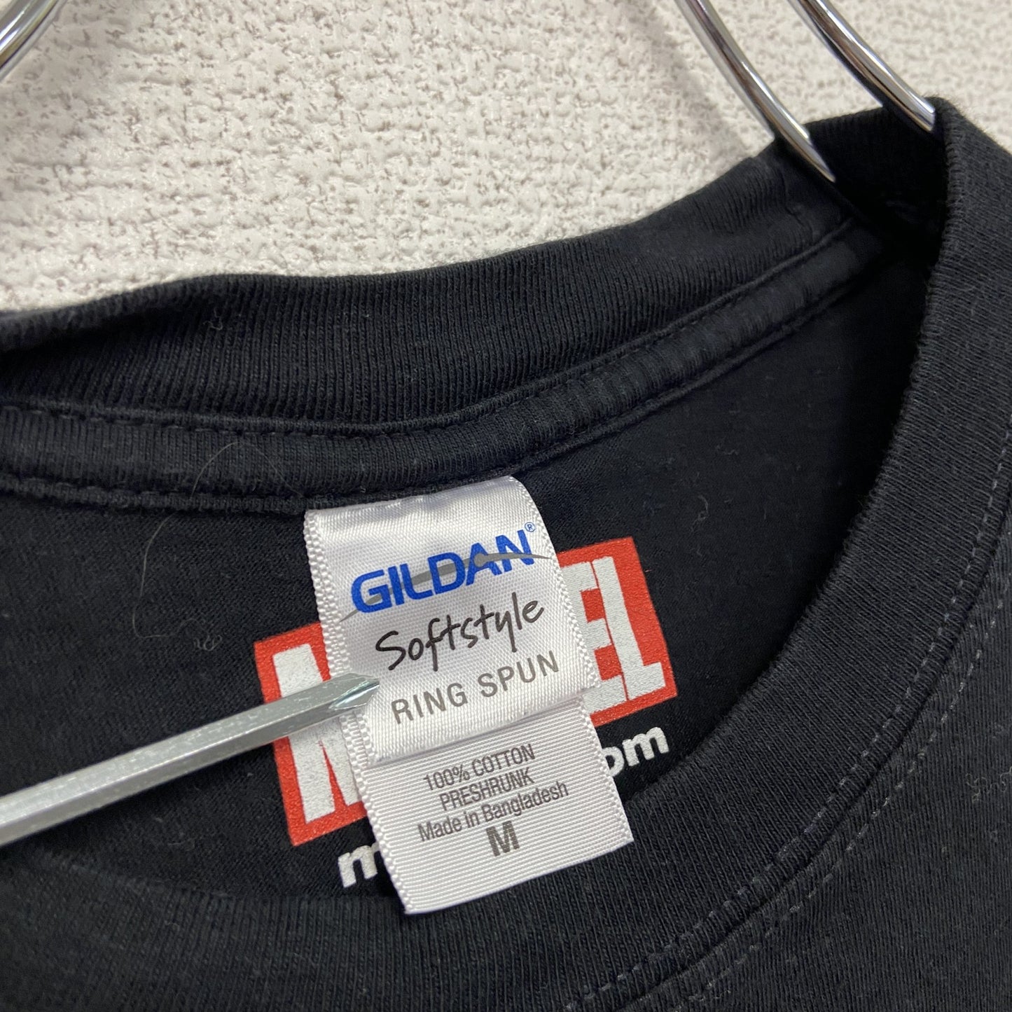 GILDAN MARVEL マーベル IRON MAN アイアンマン 半袖プリントTシャツ 黒 ブラック Mサイズ