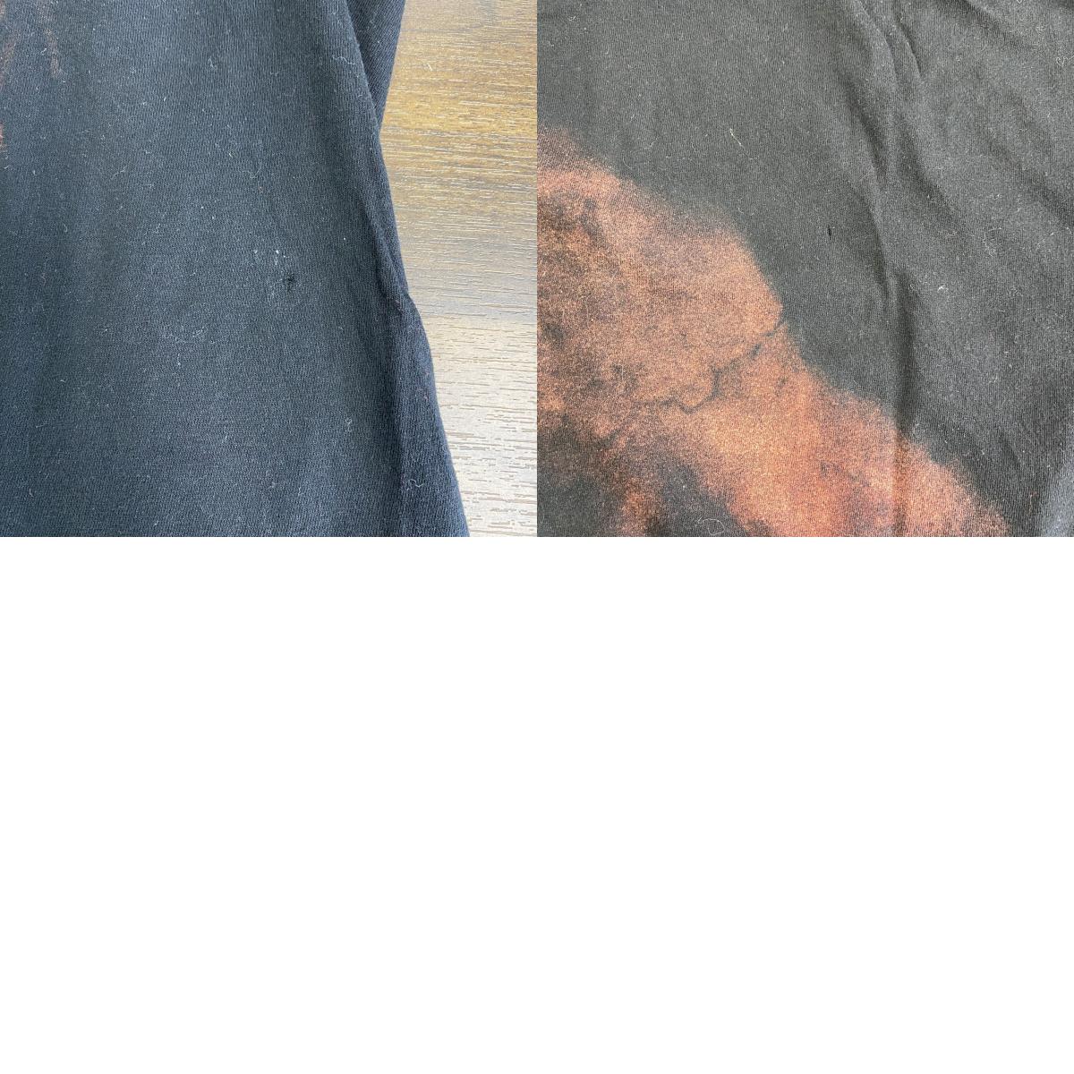 Franchise 半袖プリントTシャツ 浮世絵 和柄 黒 ブラック XLサイズ