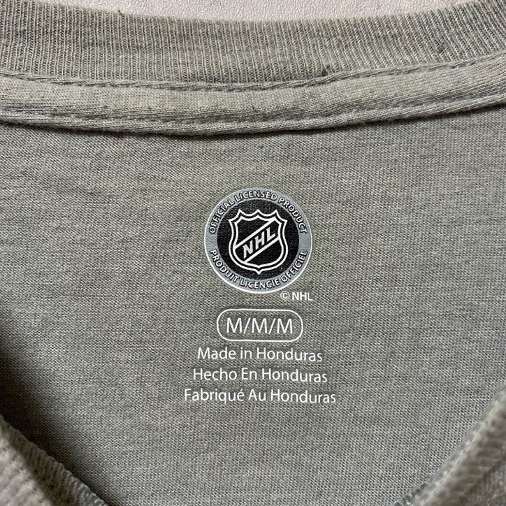 古着 used NFL シカゴブラックホークス アメフト 半袖オフィシャルプリントTシャツ グレー スポーツ Mサイズ