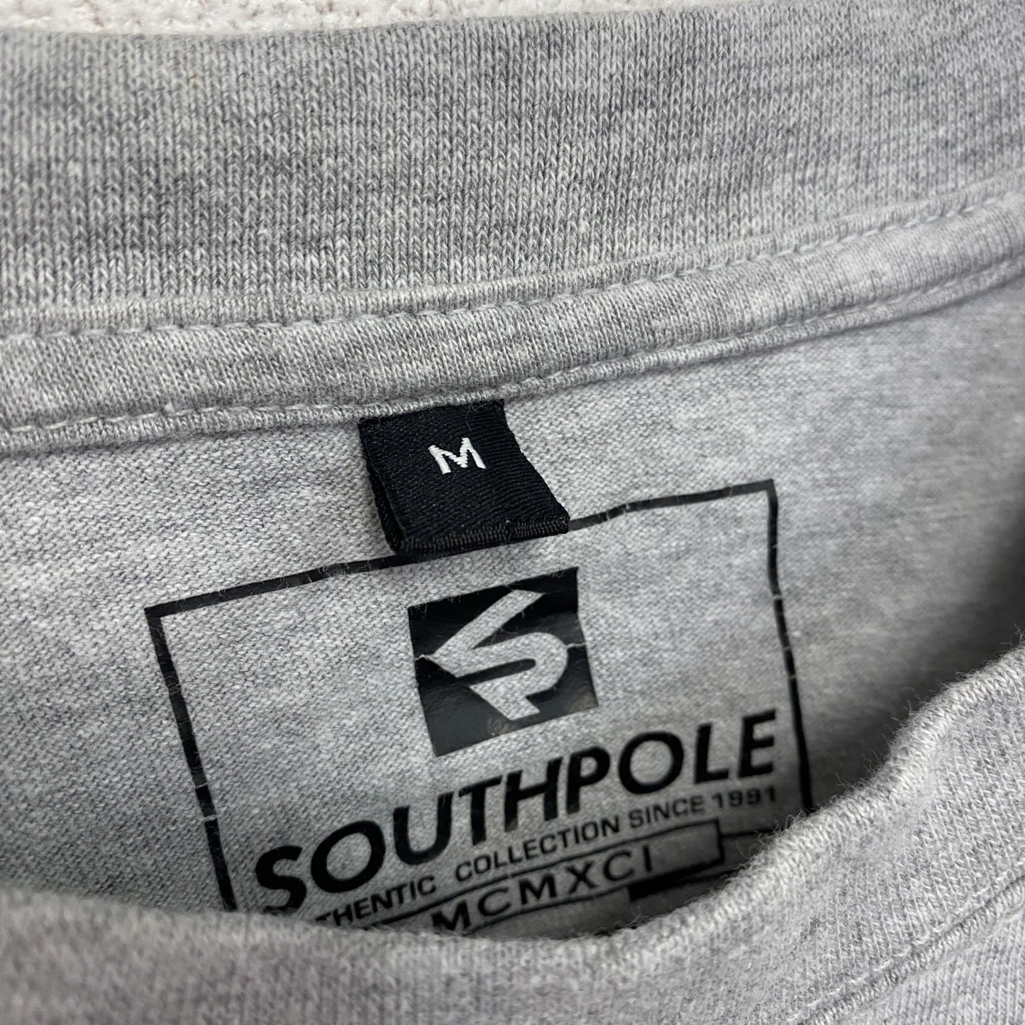 SOUTHPOLE サウスポール 長袖Tシャツ/ロンT 灰色 グレー Mサイズ