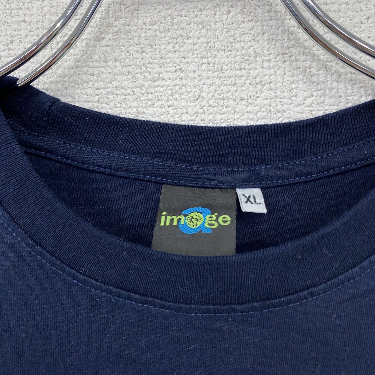 image 半袖プリントTシャツ 紺 ネイビー XLサイズ