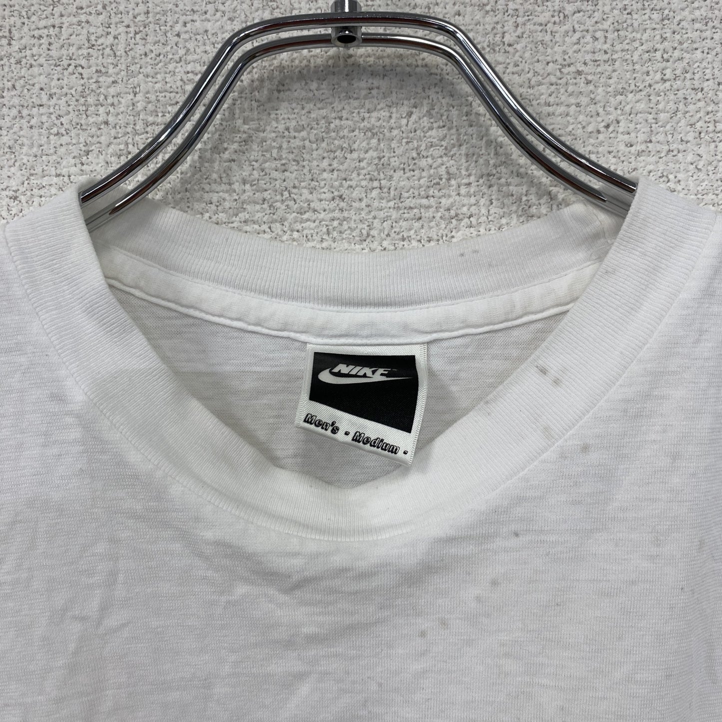 NIKE ナイキ 半袖プリントTシャツ シングルステッチ 白 ホワイト Mサイズ