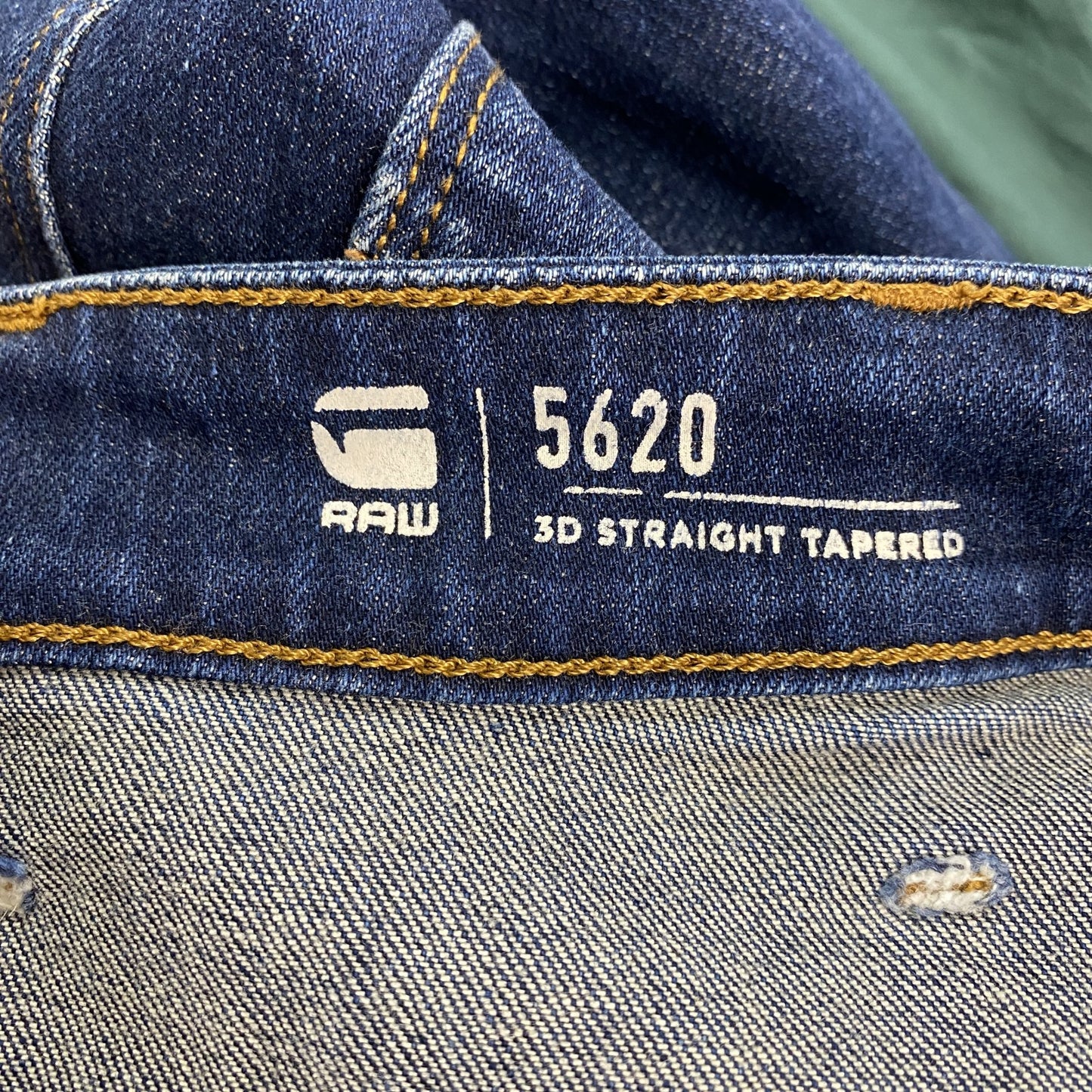 G-STAR RAW ジースターロゥ 5620 3D デニムパンツ/ジーンズ ボタンフライ インディゴ W28サイズ