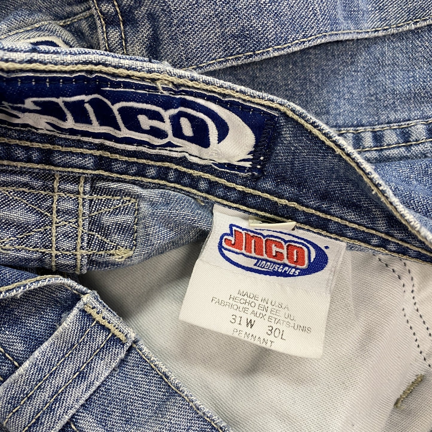 JNCO ジェンコ デニムパンツ/ジーンズ ジップフライ インディゴ W31サイズ