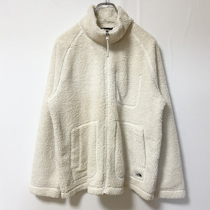 古着 used　THE NORTH FACE ノースフェイス　長袖フリースジャケット　ボア　ロゴタグ　ハイネック　Mサイズ