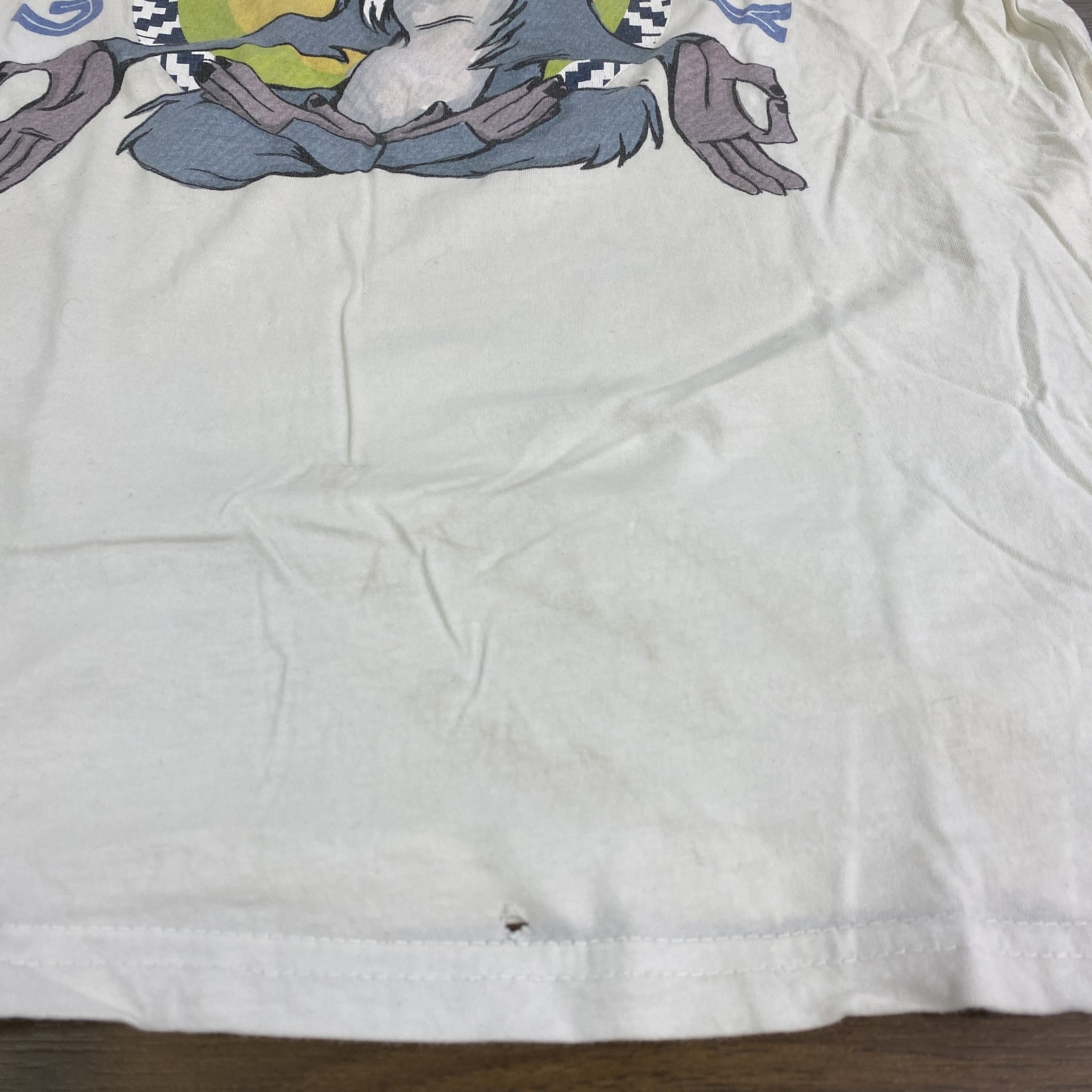Disney　ディズニー　ライオンキング　ラフィキ　半袖キャラクターTシャツ　白　ホワイト　Mサイズ