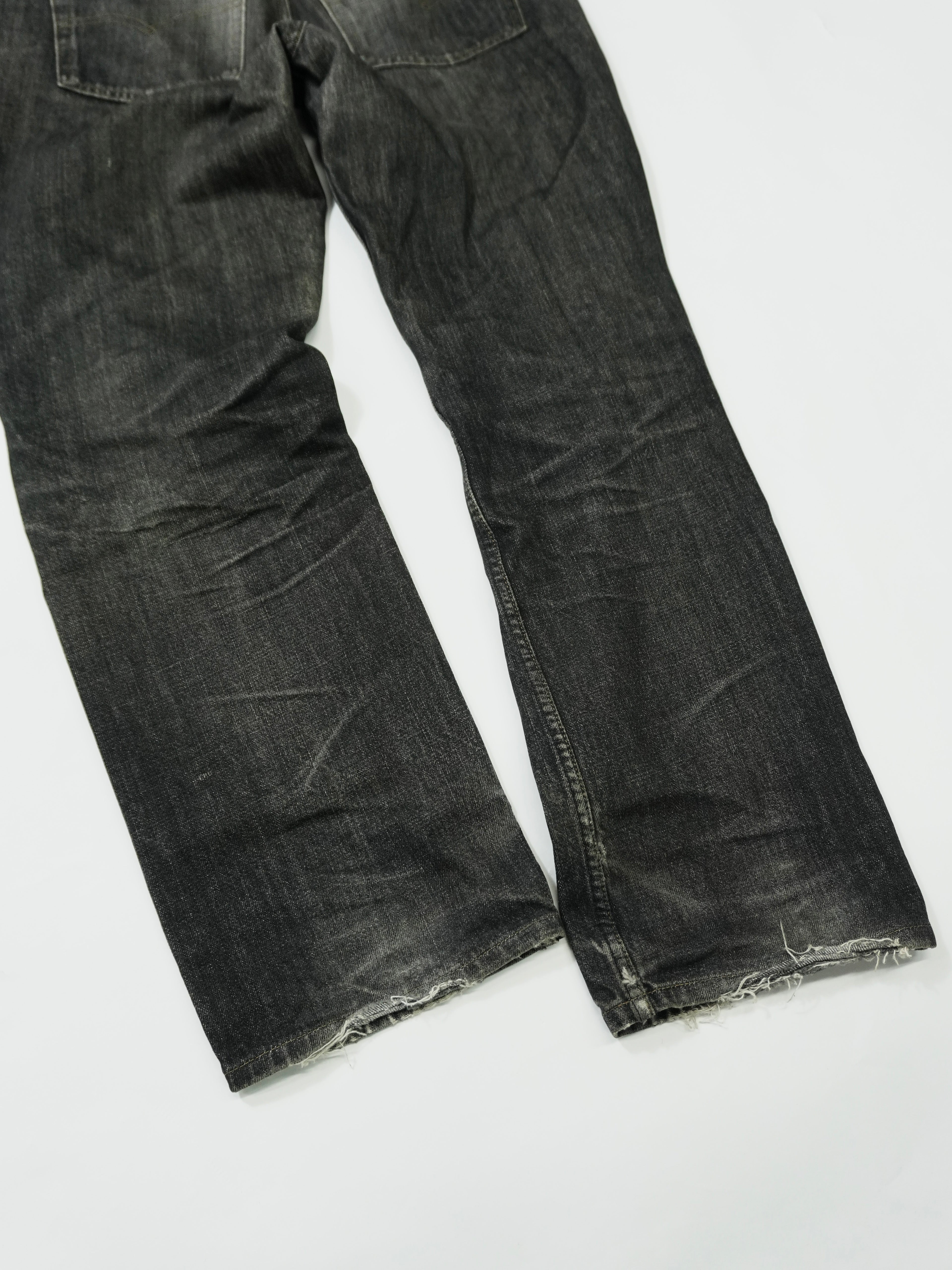 Levi's 　リーバイス　533　デニム/ジーンズ　ジップフライ　黒　ブラック　W33サイズ　古着