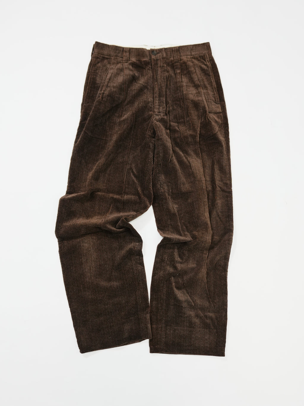 HIROKO KOSHINO HOMME　ヒロココシノオム　コーデュロイパンツ　ジップフライ　茶色　ブラウン　82サイズ