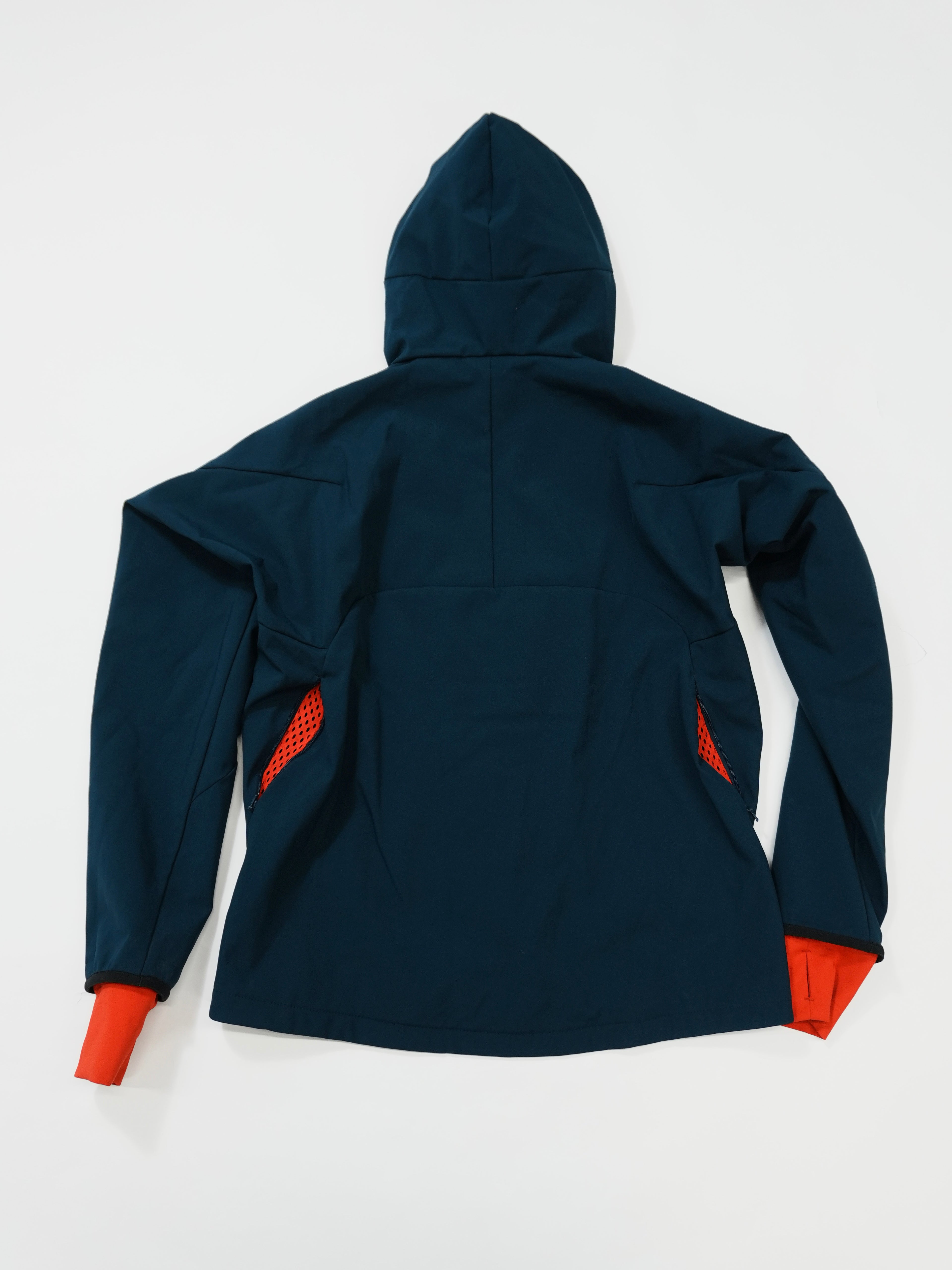 adidas　アディダス　フルジップウルトラウォームジャケット　フーデッドジャケット　紺　ネイビー　Lサイズ