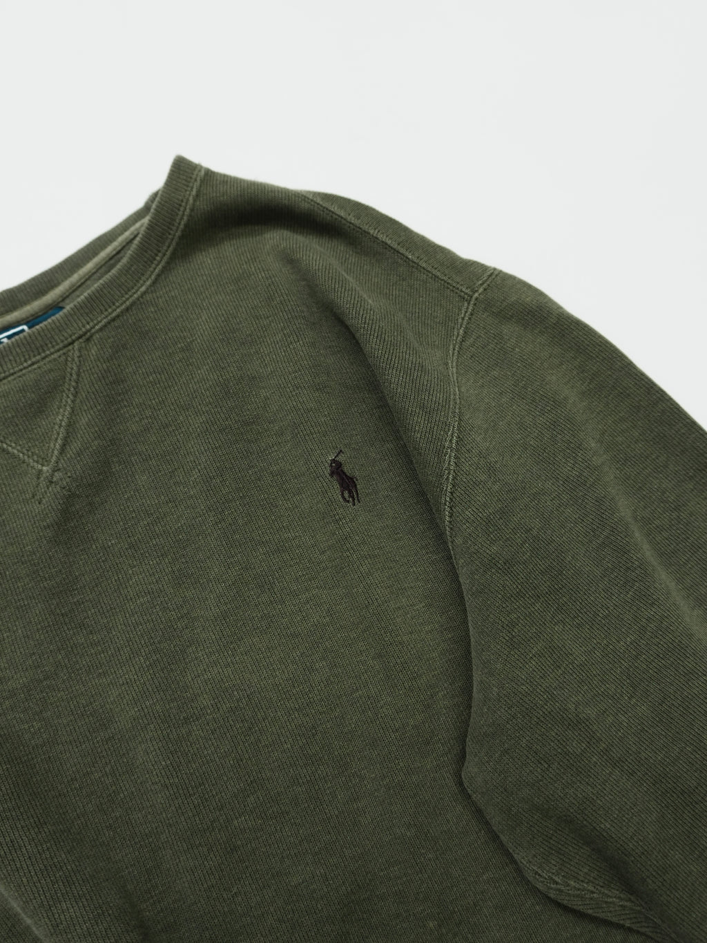 Polo by Ralph Lauan　ラルフローレン　スウェット/トレーナー　ロゴ刺繡　カーキグリーン　XLサイズ