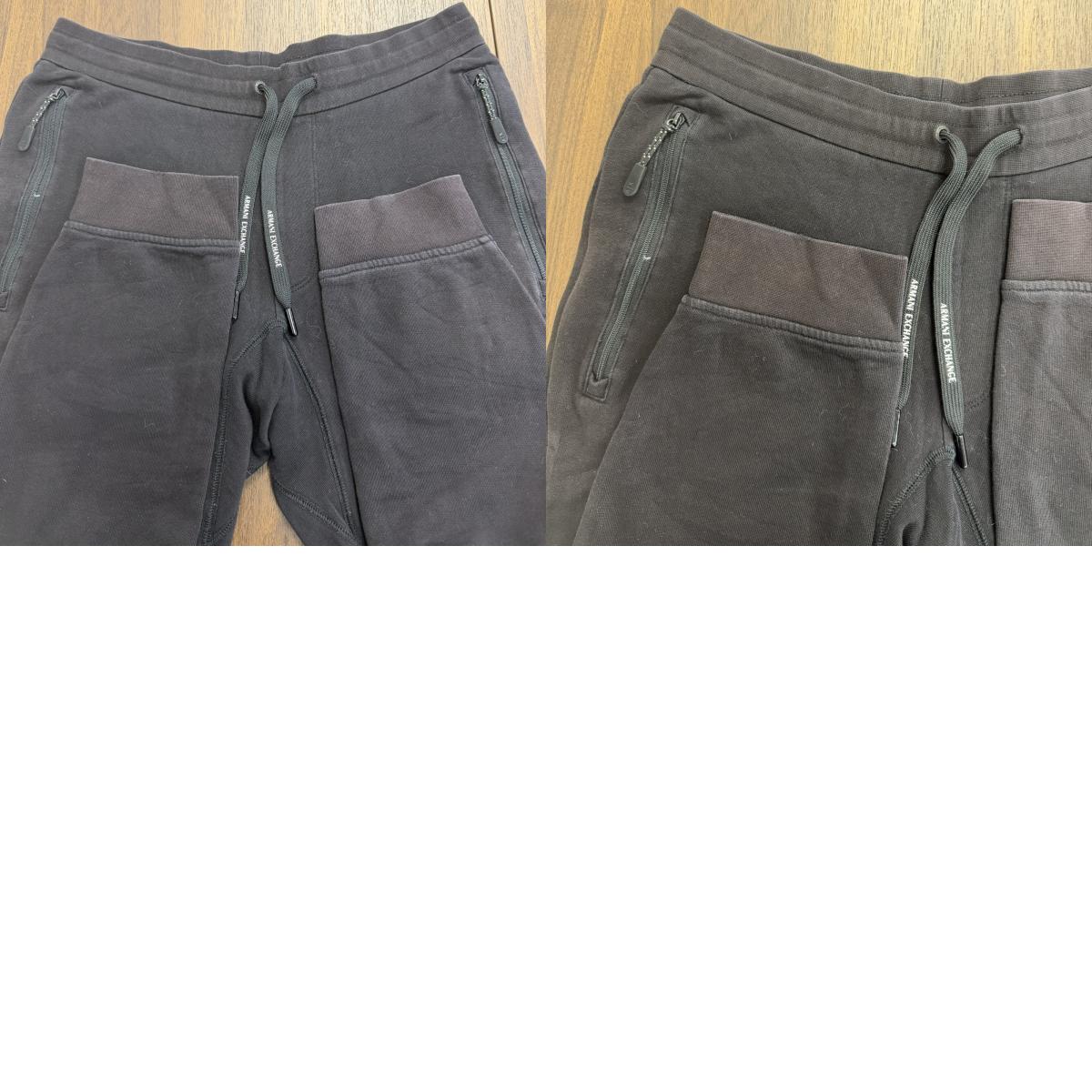 ARMANI EXCHANGE　アルマーニエクスチェンジ　スウェットパンツ　黒　ブラック　Mサイズ