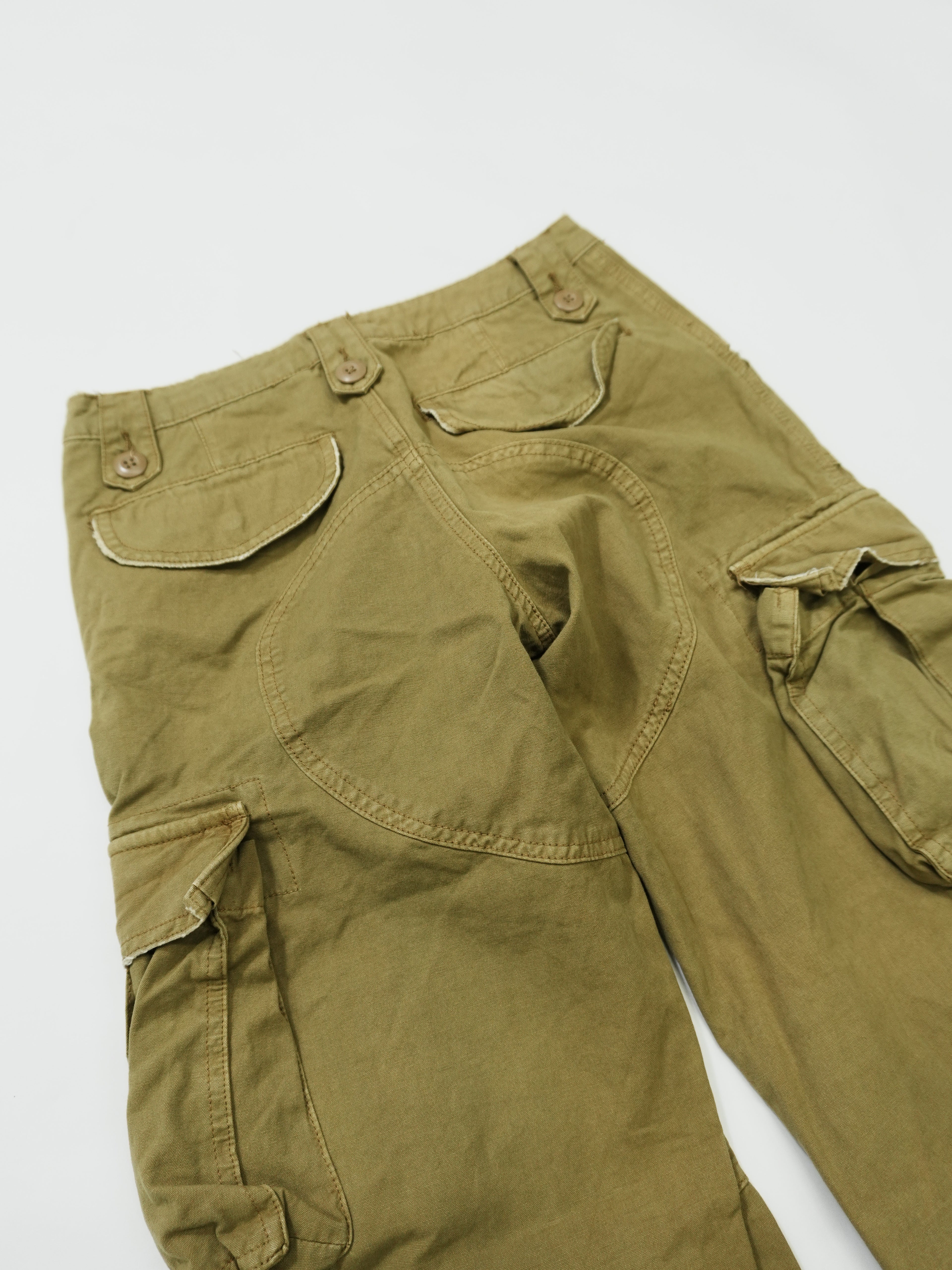 Abercrombie＆Fitch　アバクロ　カーゴパンツ　ベージュ　2サイズ