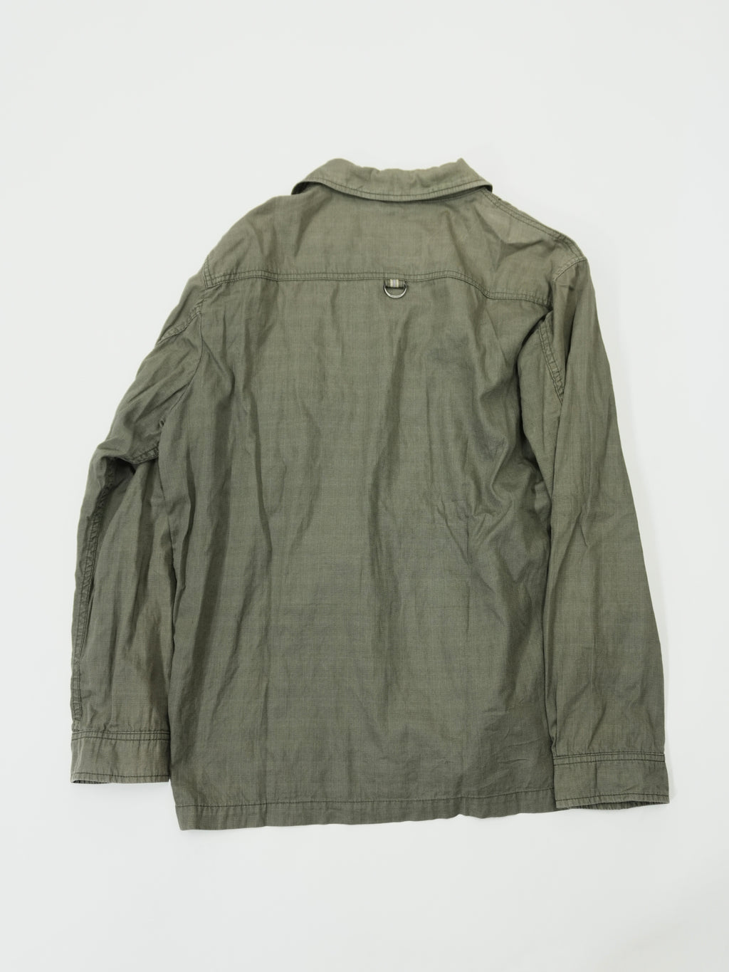 BURBERRY　バーバリー　長袖ミリタリーシャツジャケット　カーキ　
