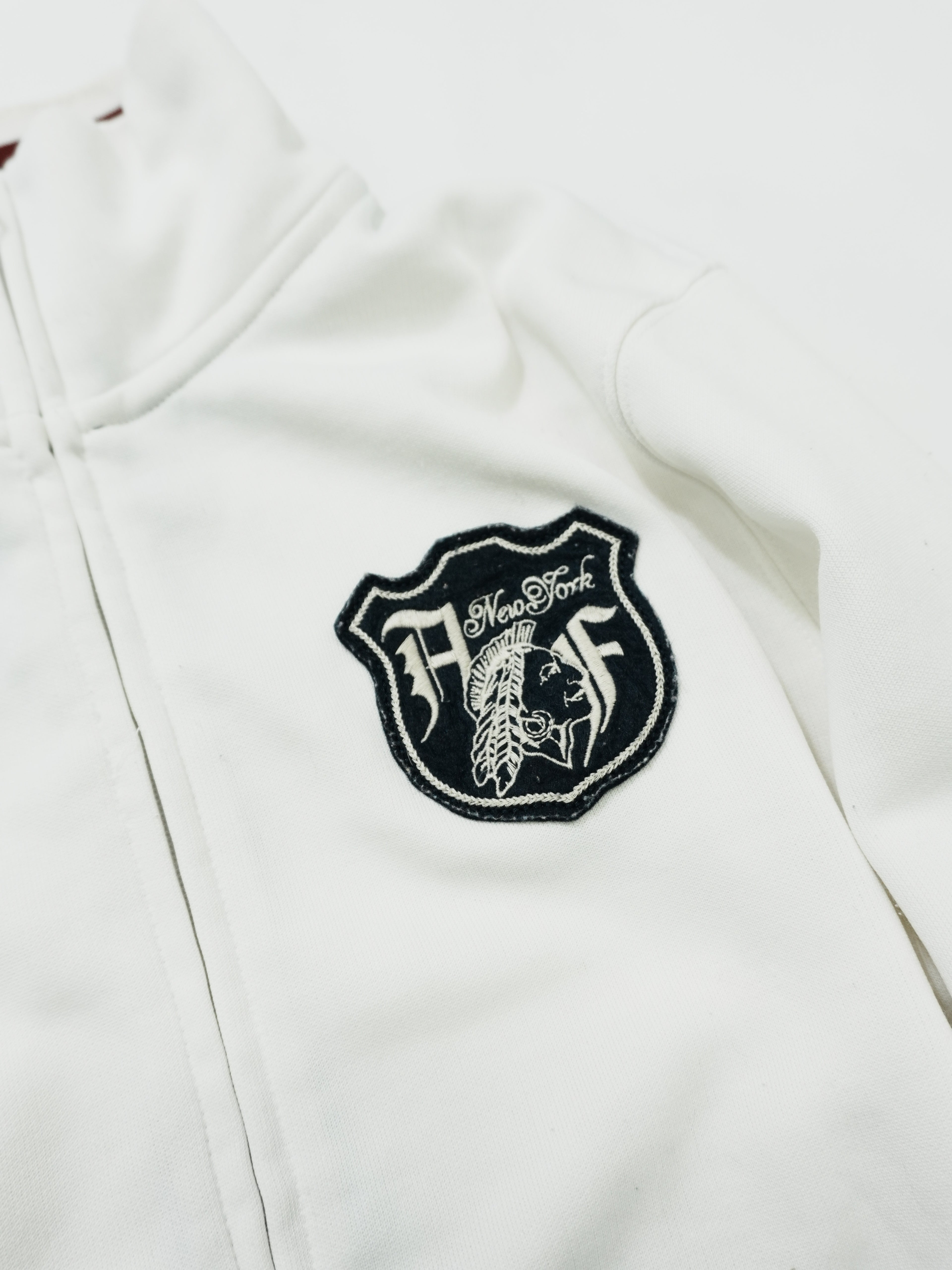 Abercrombie&Fitch　アバクロンビー&フィッチ　トラックジャケット/ジャージ　白　ホワイト　Mサイズ