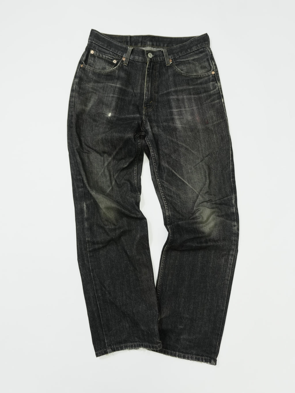 Levi's 　リーバイス　533　デニム/ジーンズ　ジップフライ　黒　ブラック　W33サイズ　古着