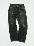 Levi's 　リーバイス　533　デニム/ジーンズ　ジップフライ　黒　ブラック　W33サイズ　古着