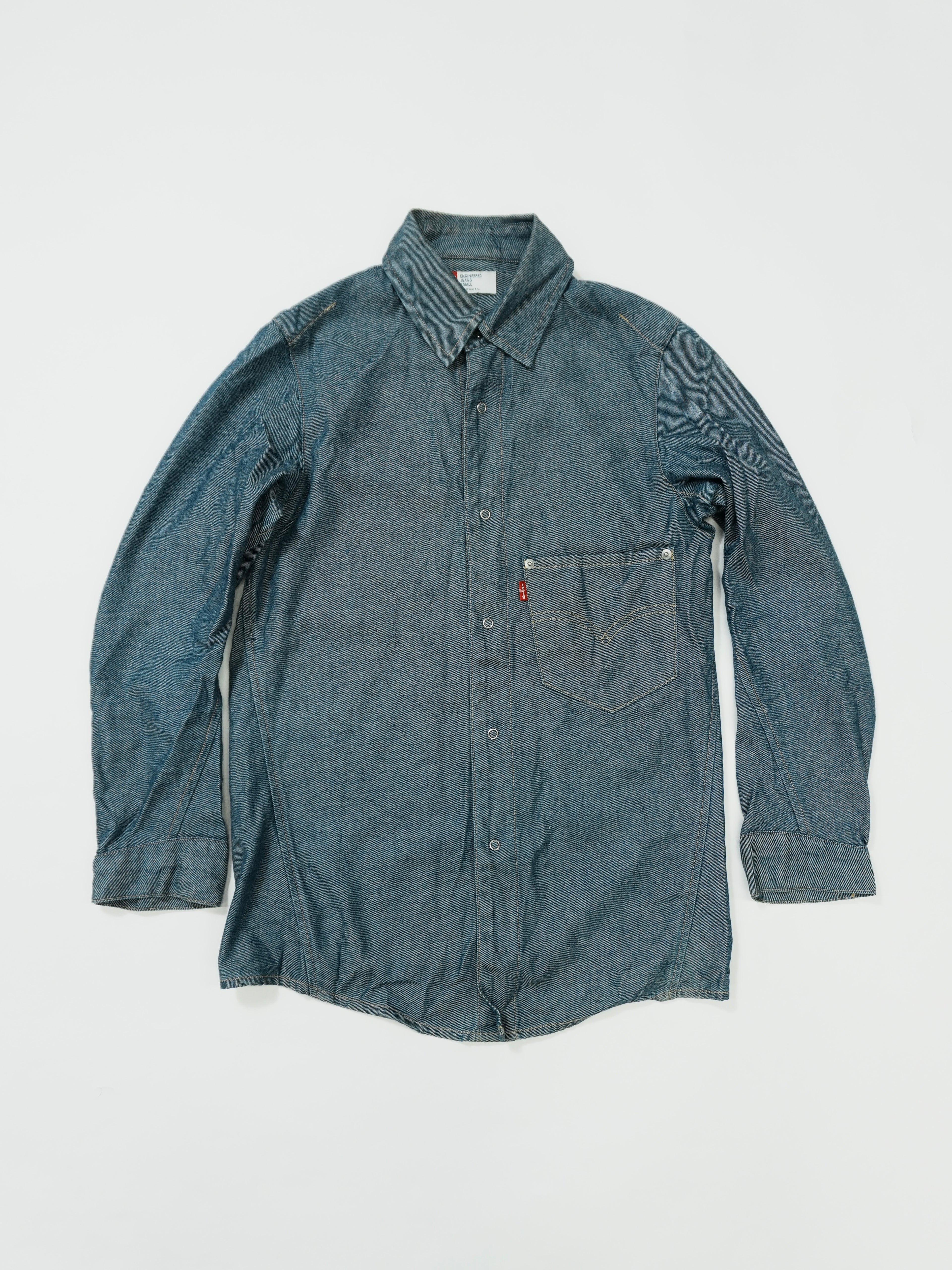 Levi's　リーバイス　長袖デニムシャツ　インディゴ　Sサイズ