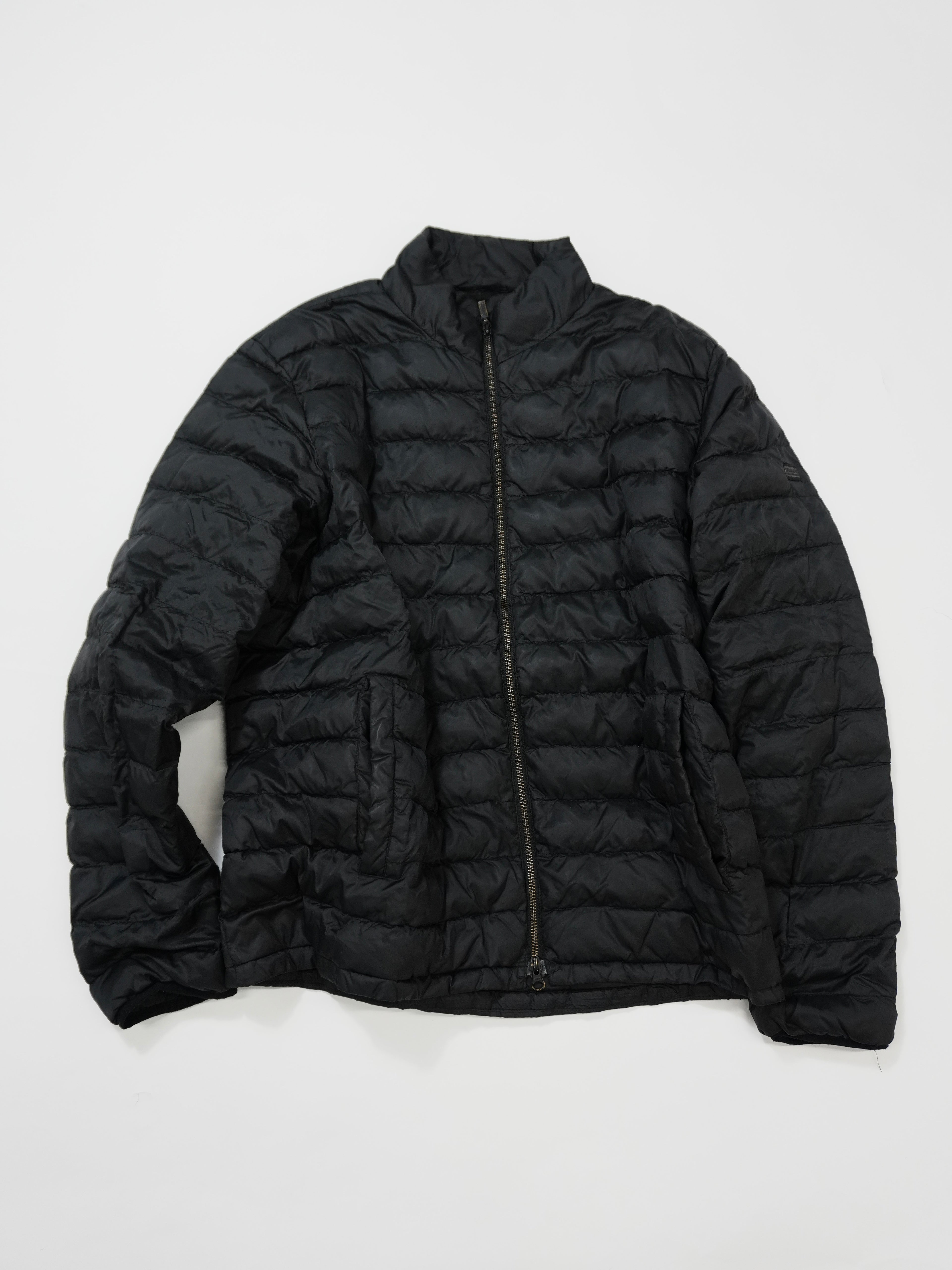 Barbour　バブアー　INTERNATIONAL　インターナショナル　フルジップ中綿ジャケット　黒　ブラック　Lサイズ