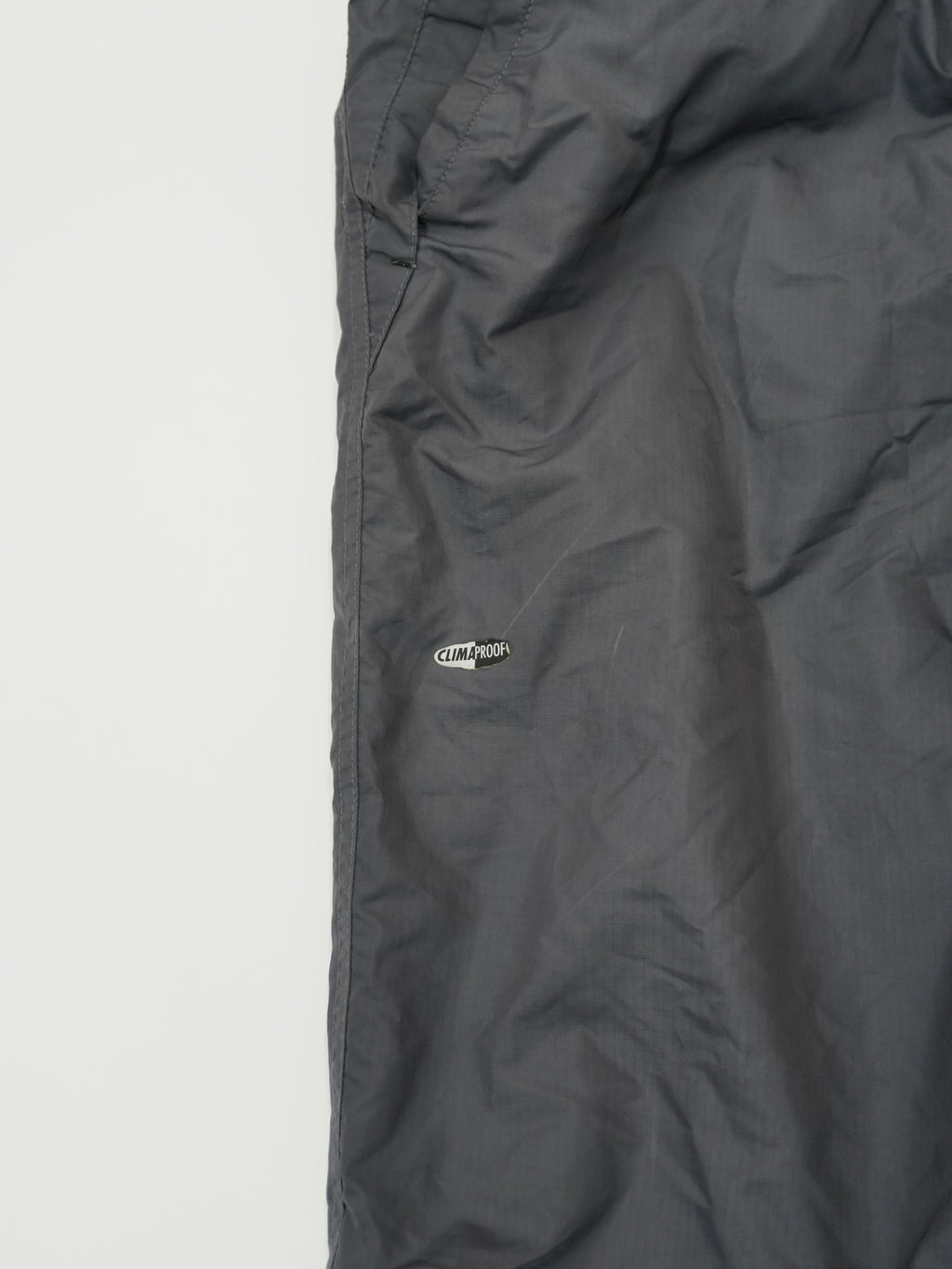 90s～　adidas　アディダス　CLIMA PROOF　トラックパンツ　ヴィンテージ　灰色　グレー　Oサイズ