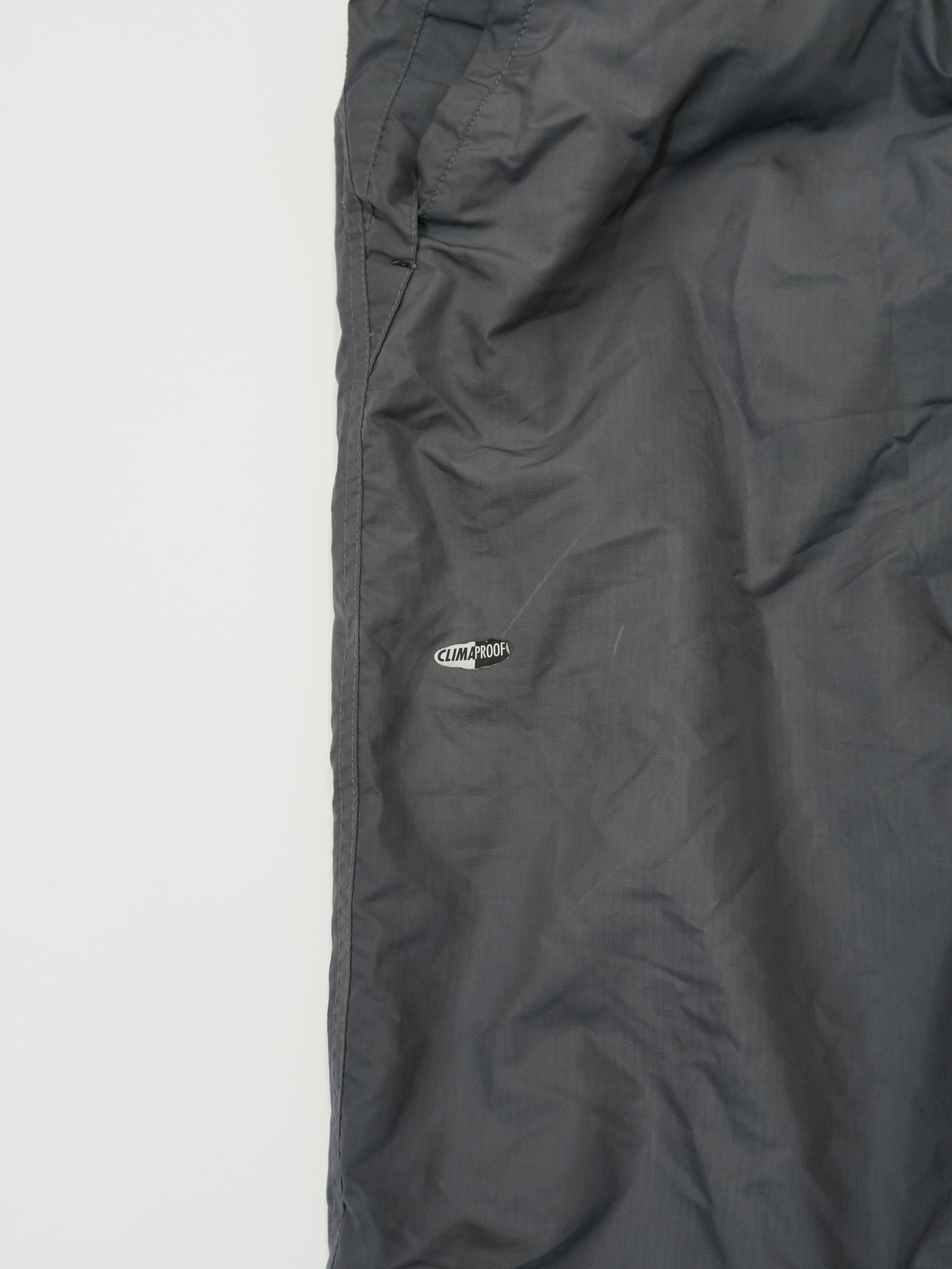 90s～　adidas　アディダス　CLIMA PROOF　トラックパンツ　ヴィンテージ　灰色　グレー　Oサイズ